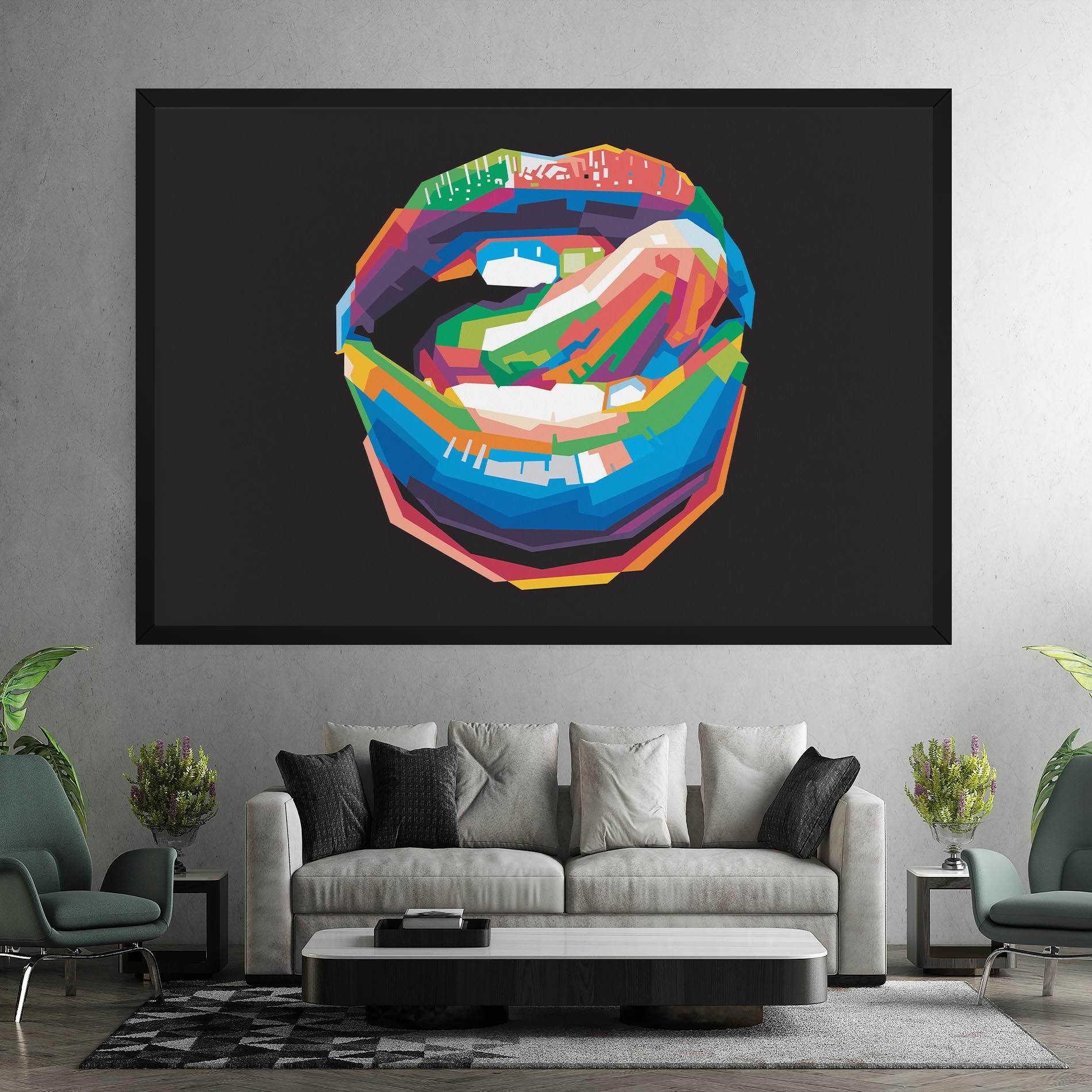 Lips Toungue mockup 7