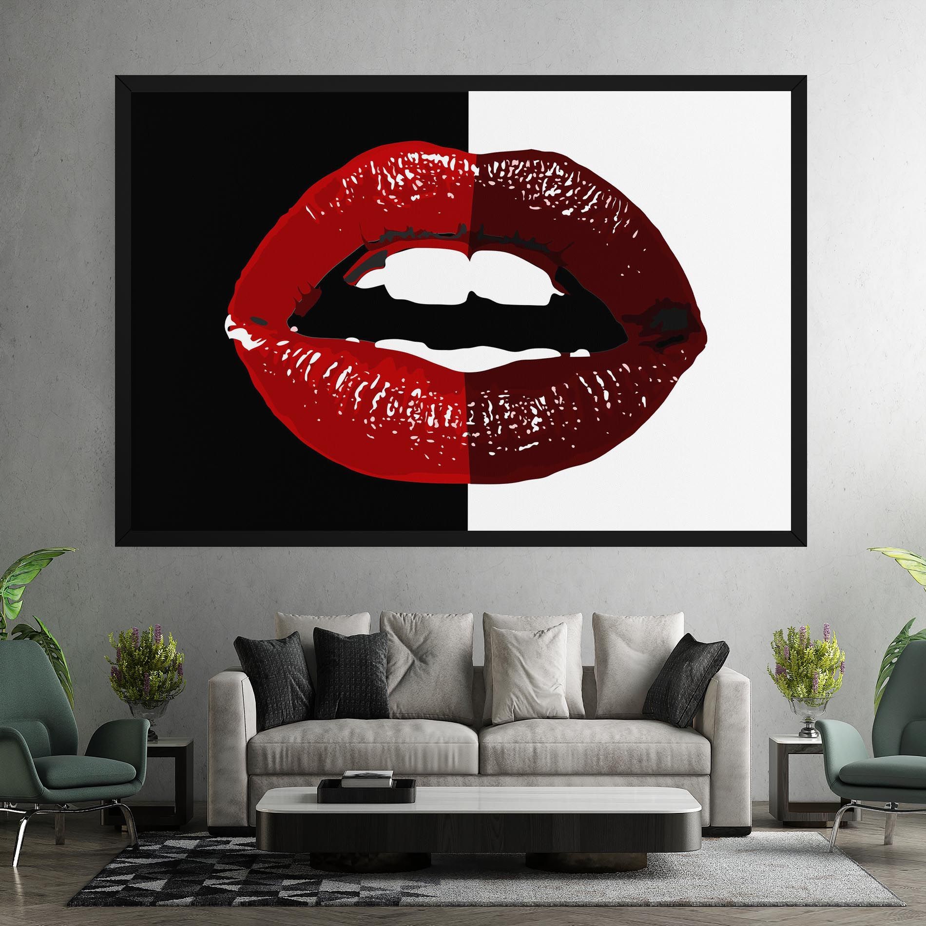 Red Shade Lips mockup 7