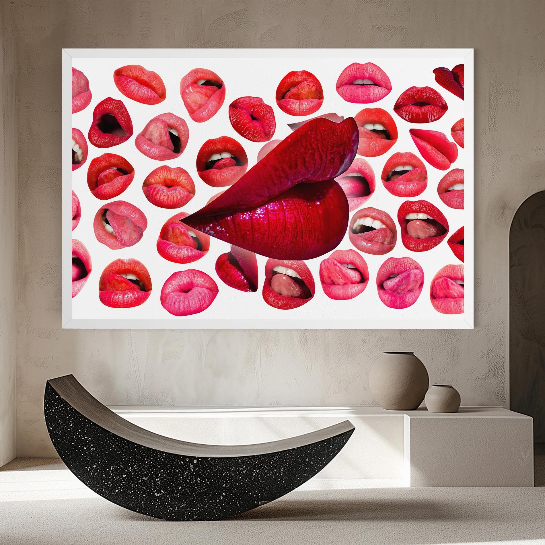 Red Lip Female mockup 8