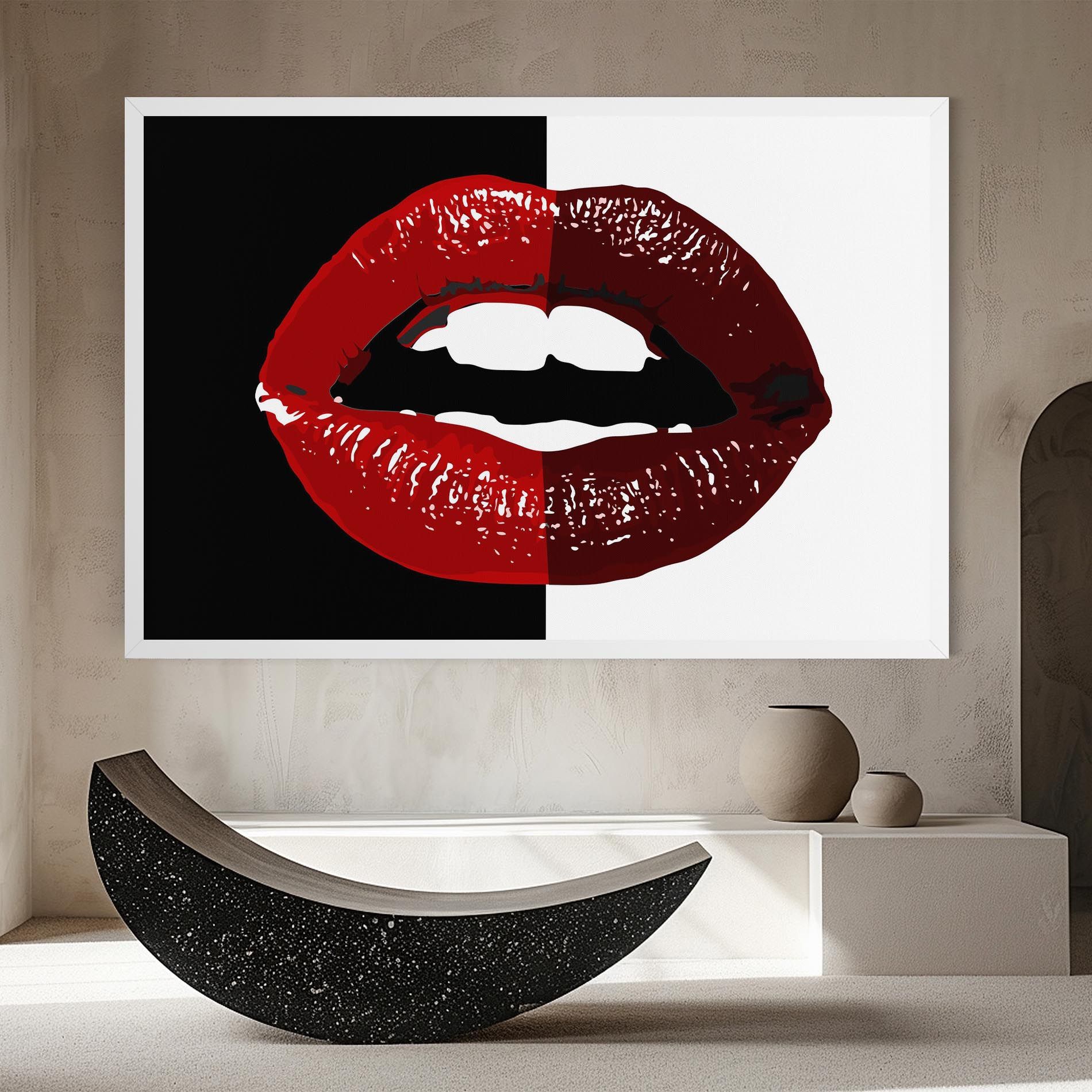 Red Shade Lips mockup 8