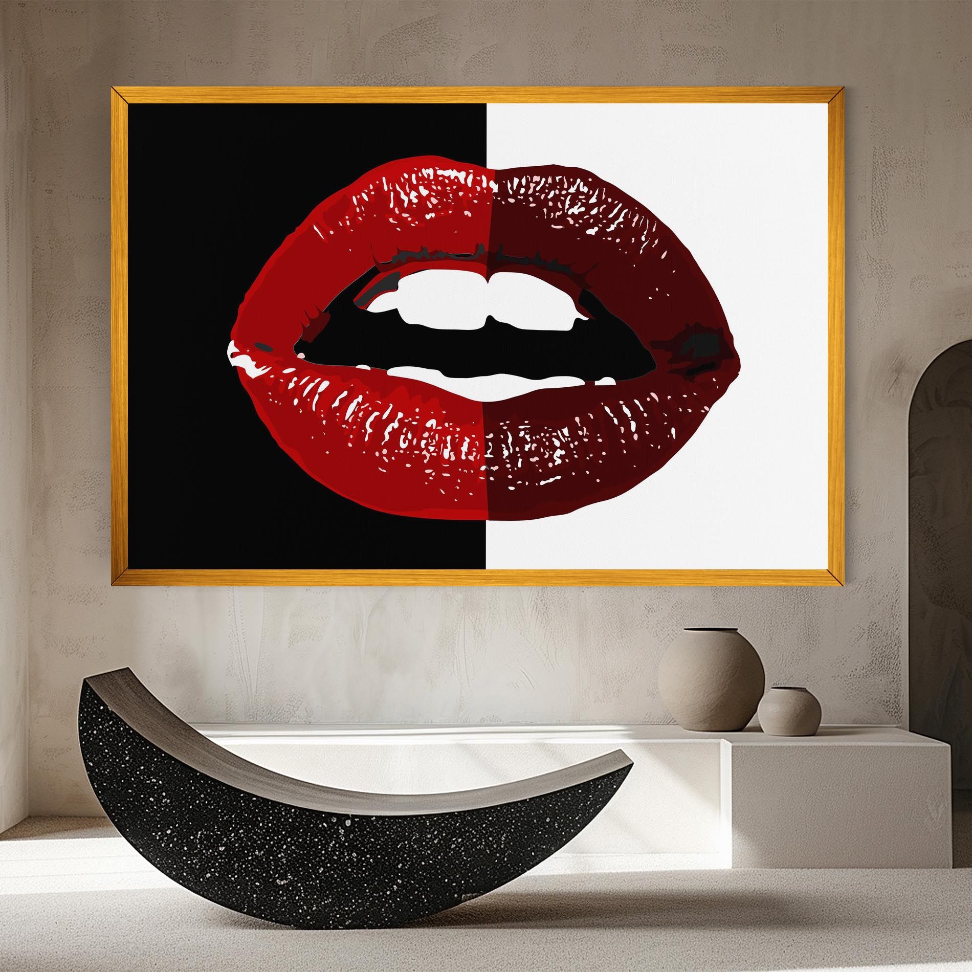 Red Shade Lips mockup 8