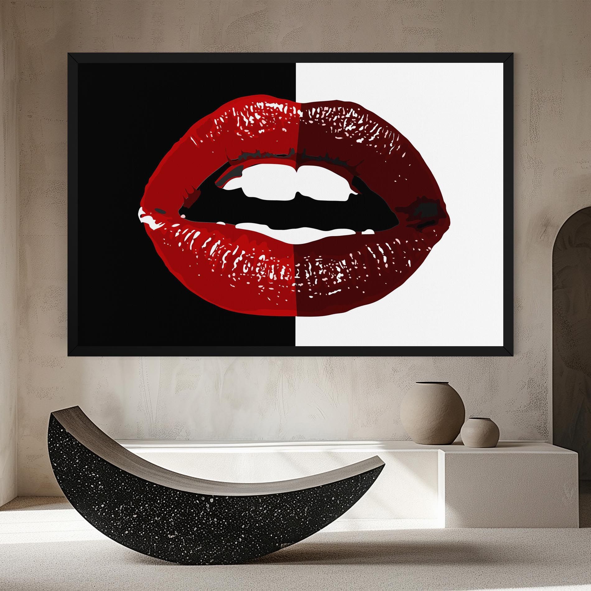 Red Shade Lips mockup 8