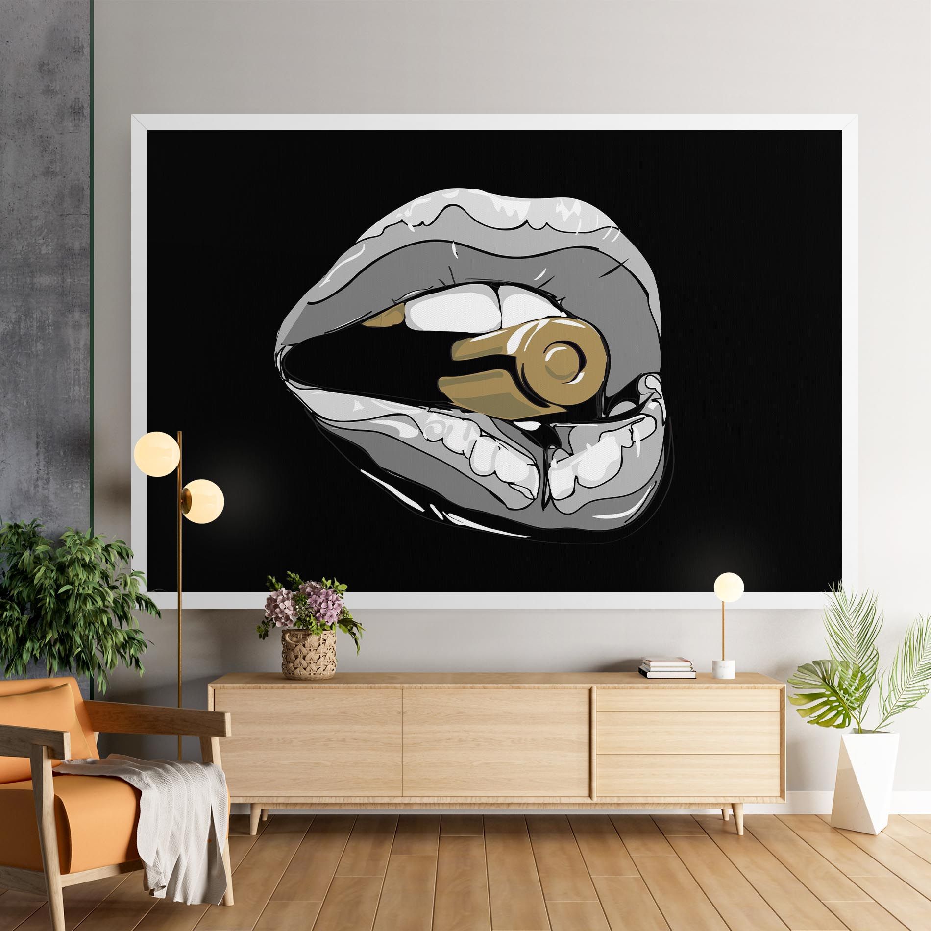 Grey Bullet Lips mockup 9