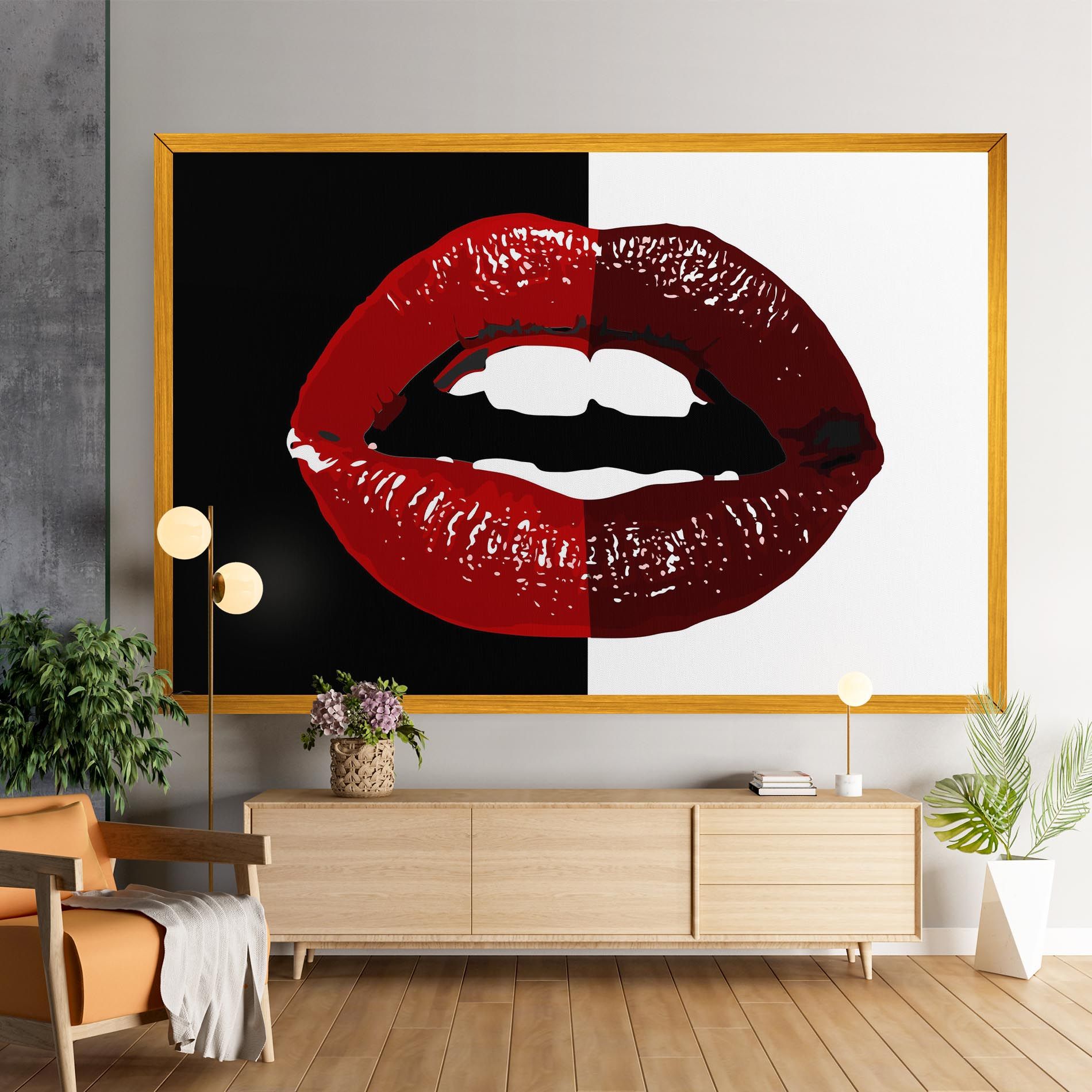 Red Shade Lips mockup 9