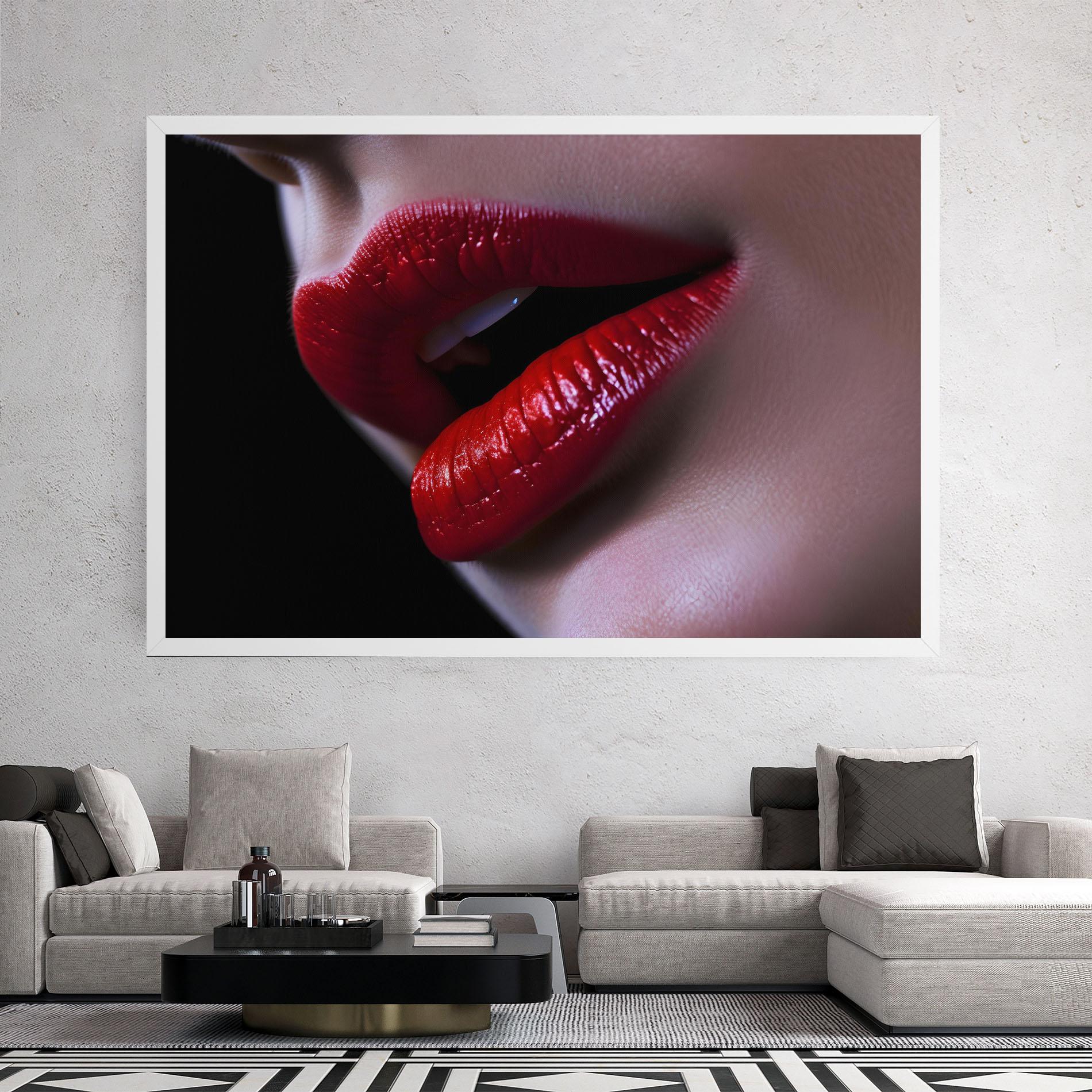 Leinwandbild Close Up Woman mockup 2