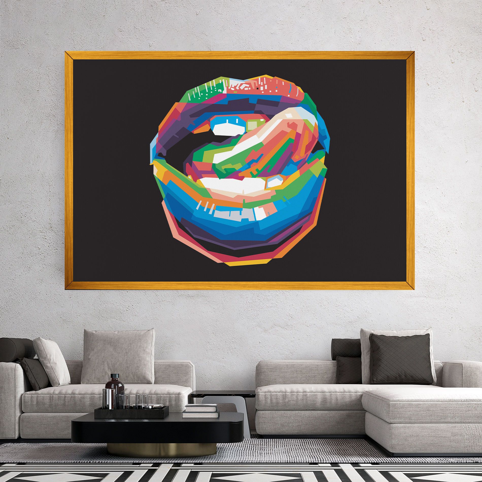 Lips Toungue mockup 2