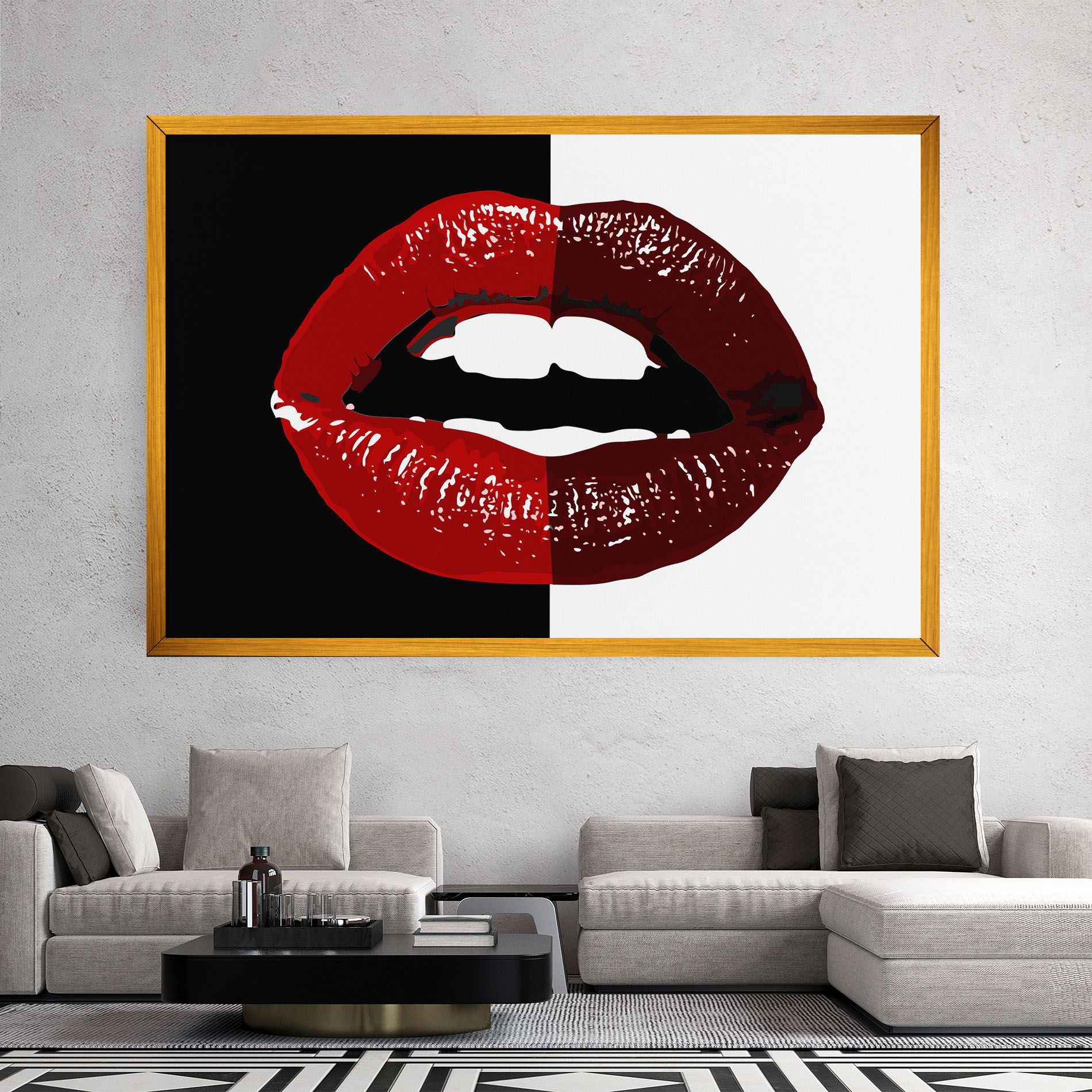 Red Shade Lips mockup 2