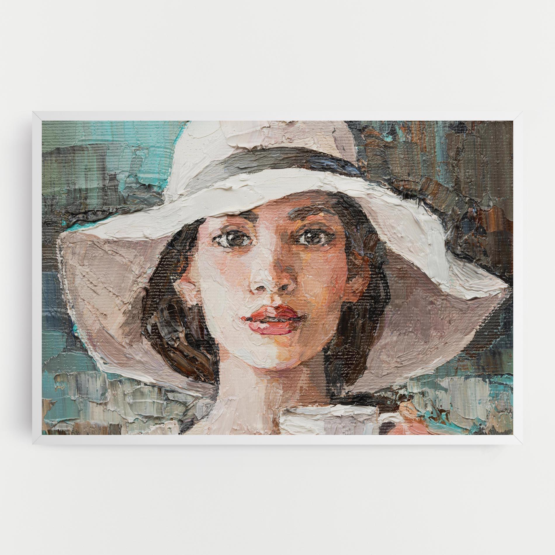 Leinwandbild White Lady mockup 0