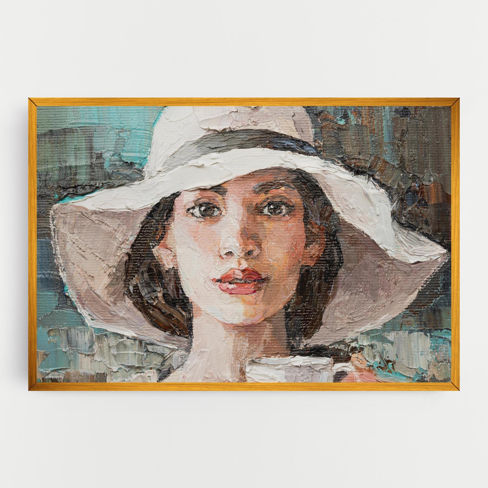 Leinwandbild White Lady mockup 0
