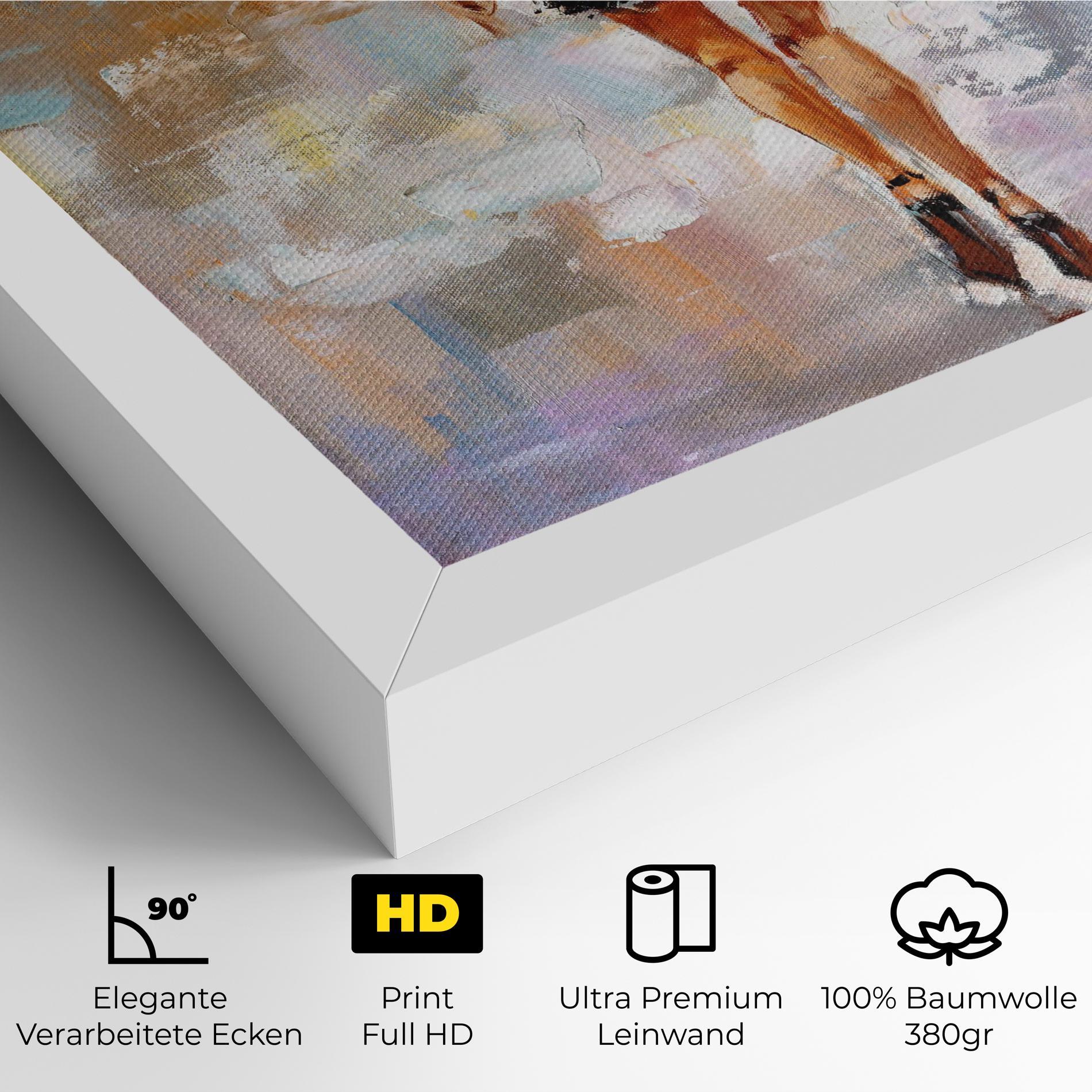 Leinwandbild Fashion Lady mockup 4