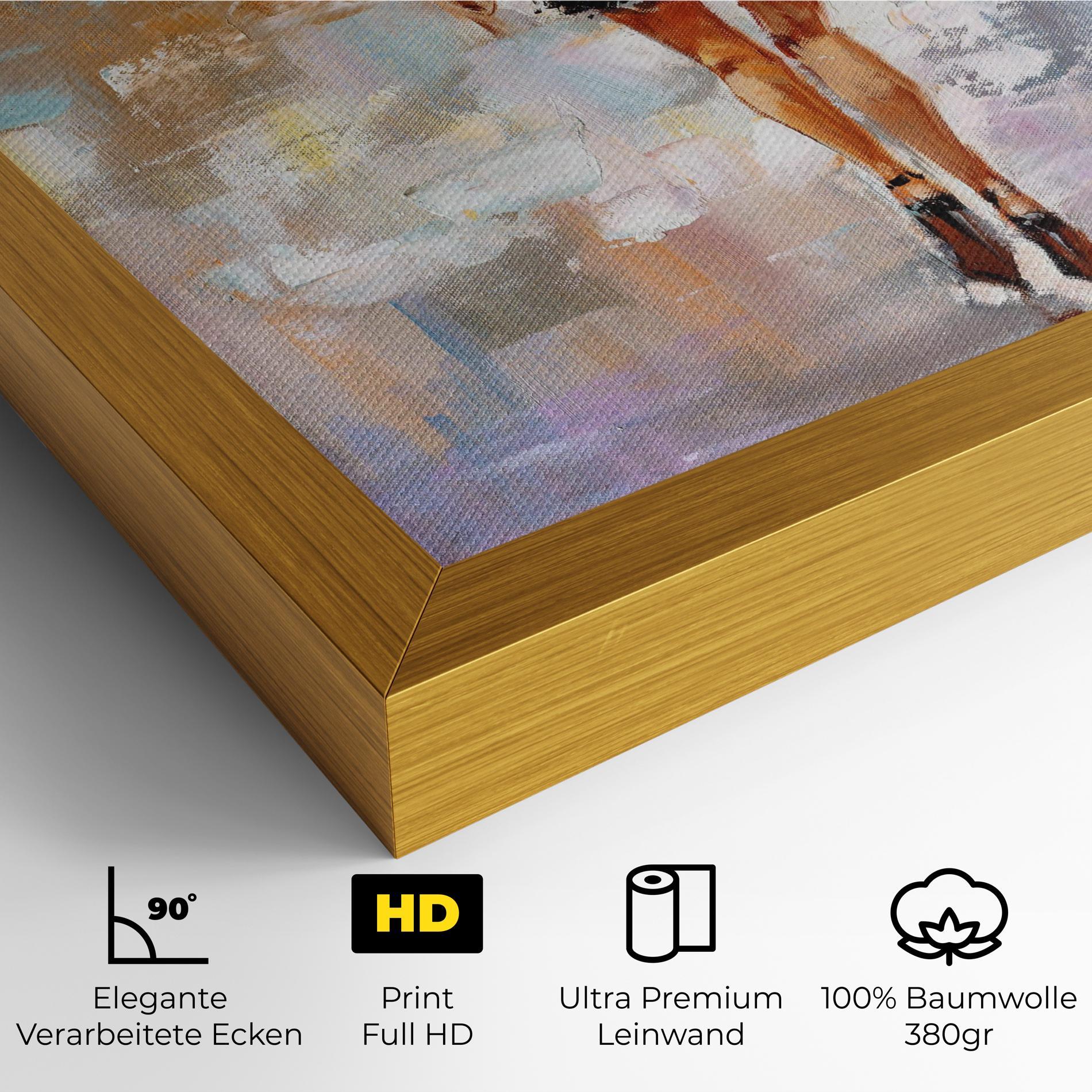 Leinwandbild Fashion Lady mockup 4