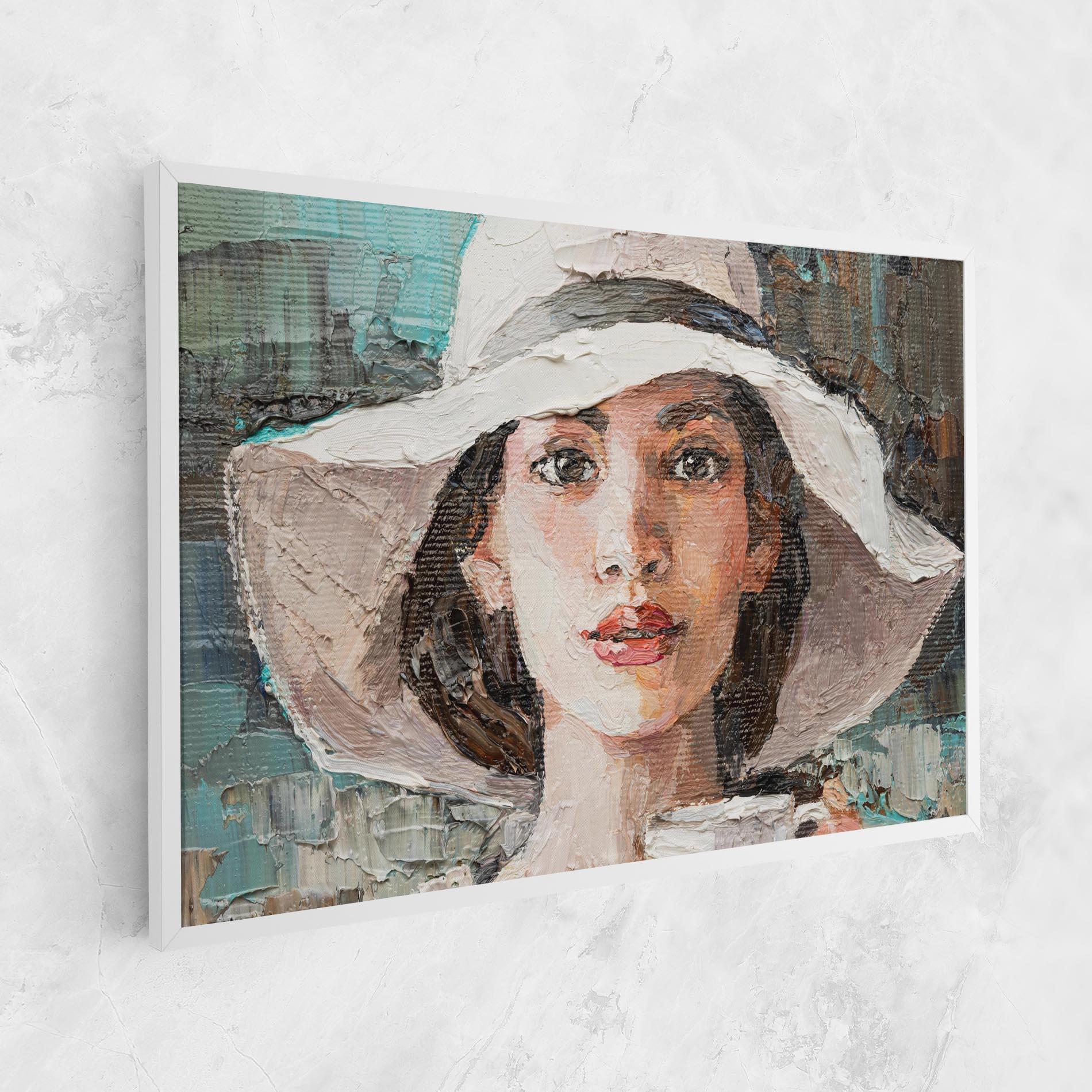 Leinwandbild White Lady mockup 1