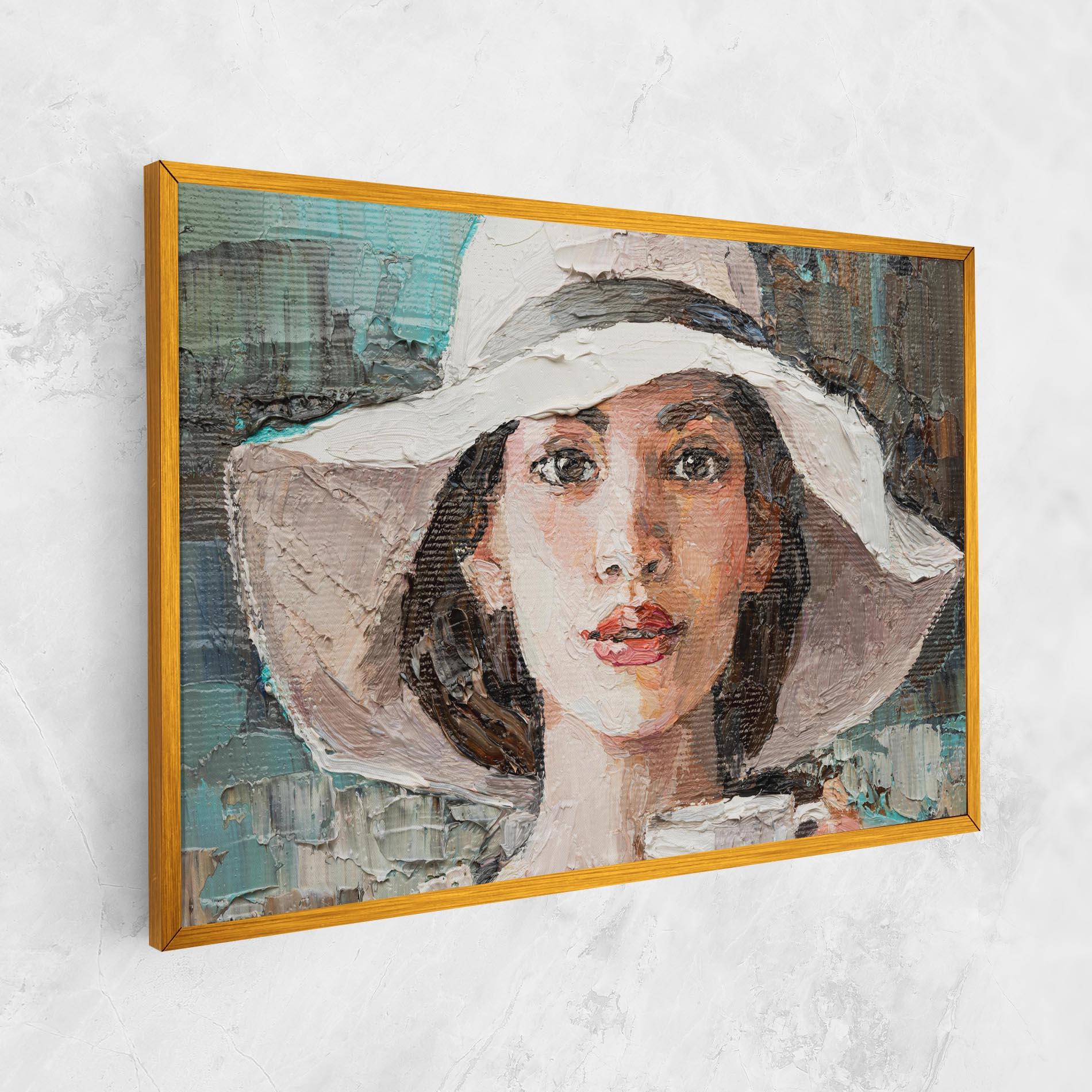 Leinwandbild White Lady mockup 1