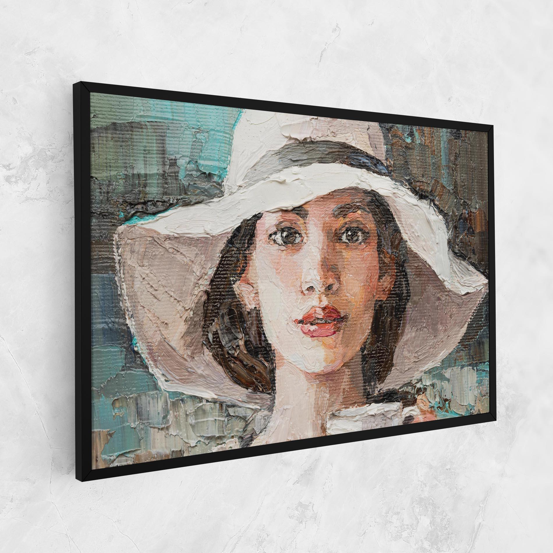 Leinwandbild White Lady mockup 1