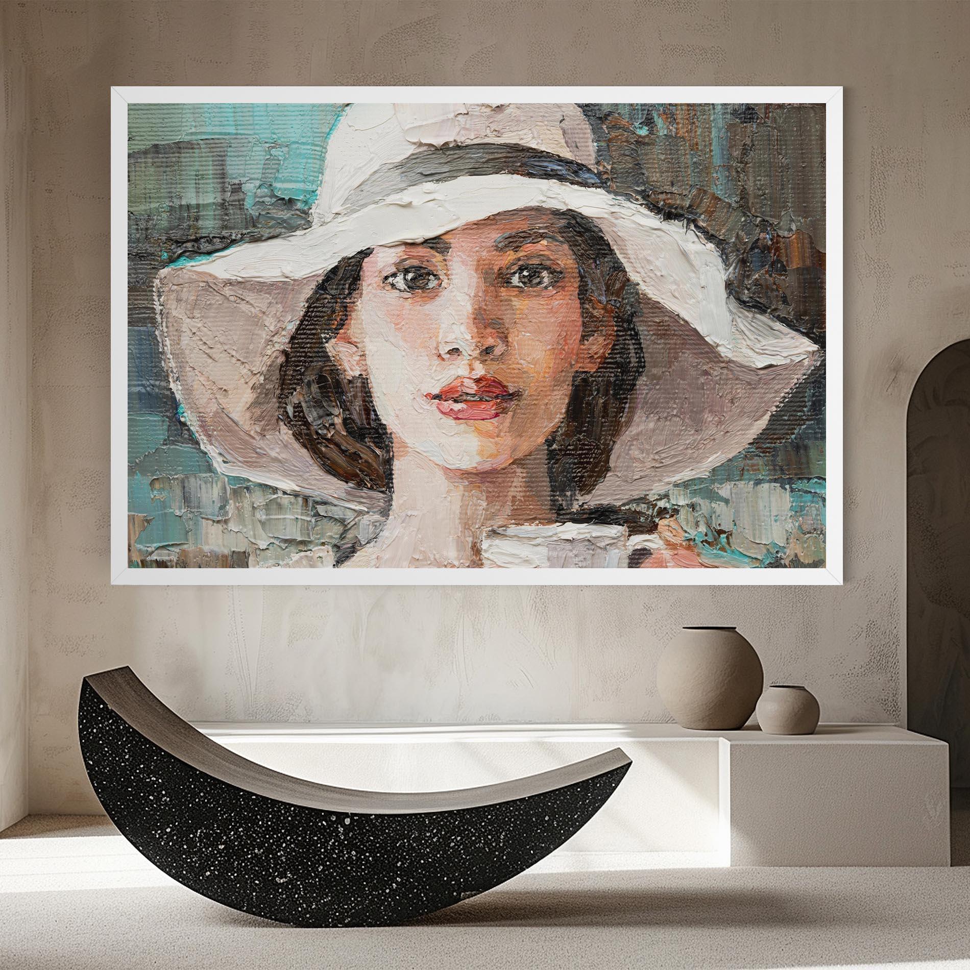 Leinwandbild White Lady mockup 8