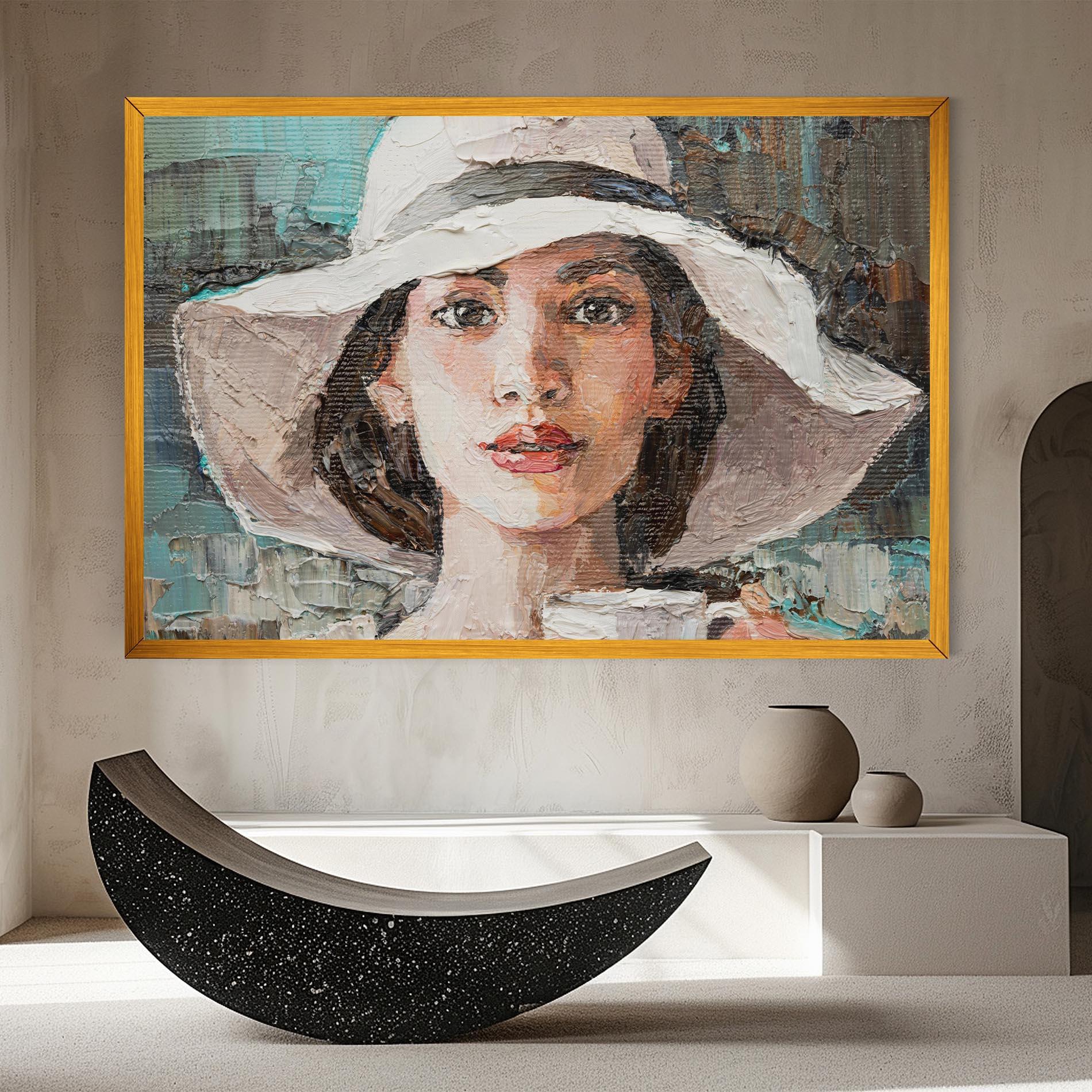 Leinwandbild White Lady mockup 8