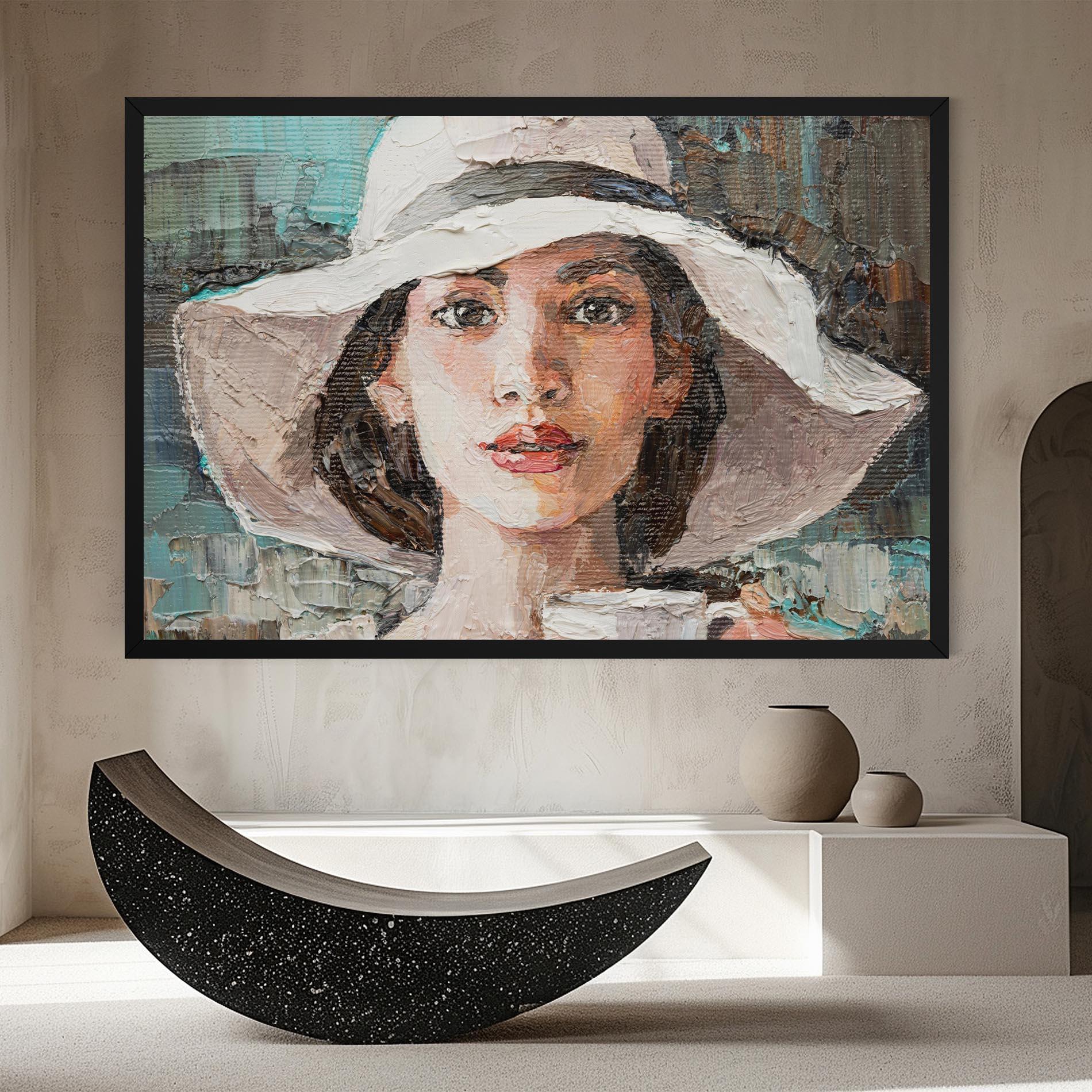 Leinwandbild White Lady mockup 8