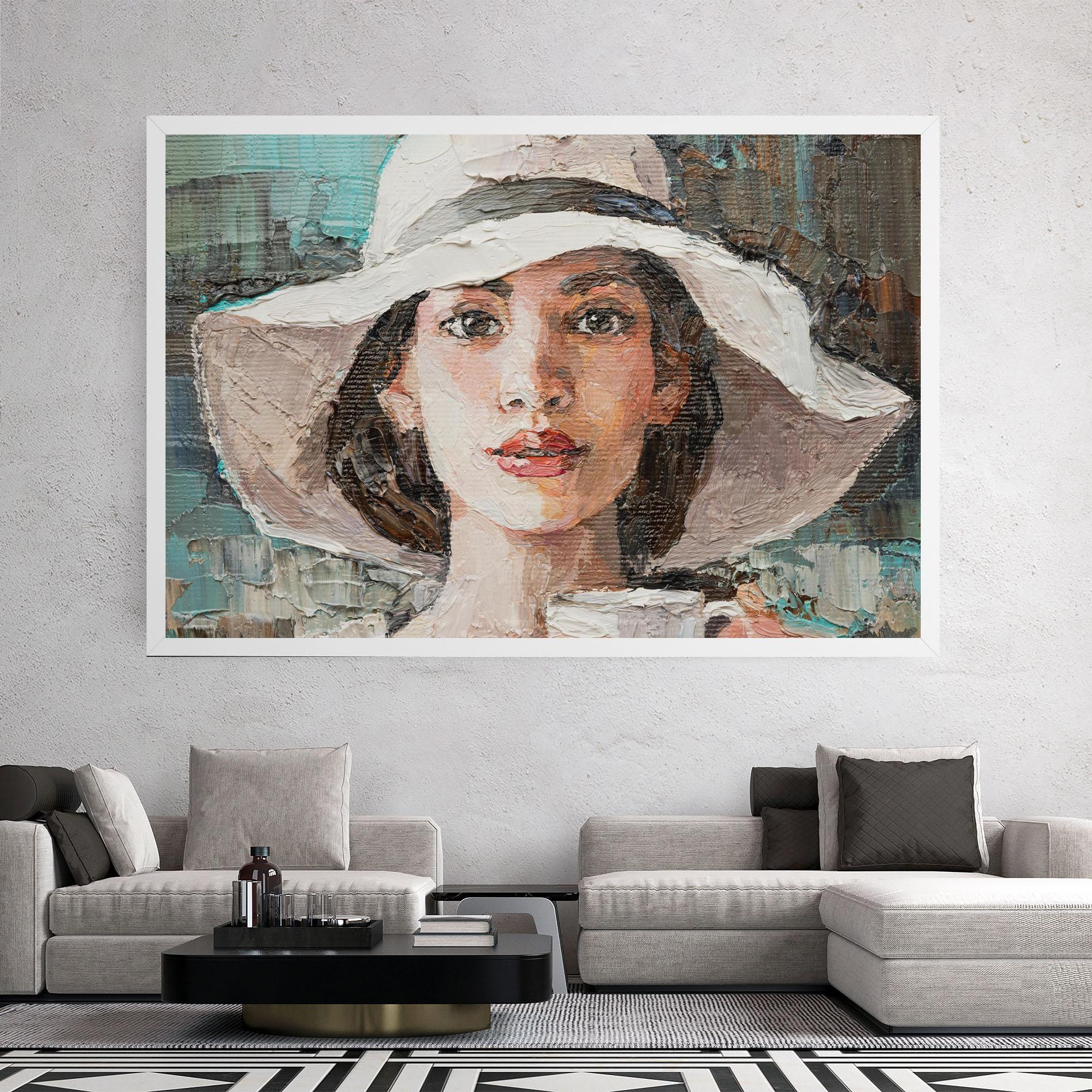 Leinwandbild White Lady mockup 2