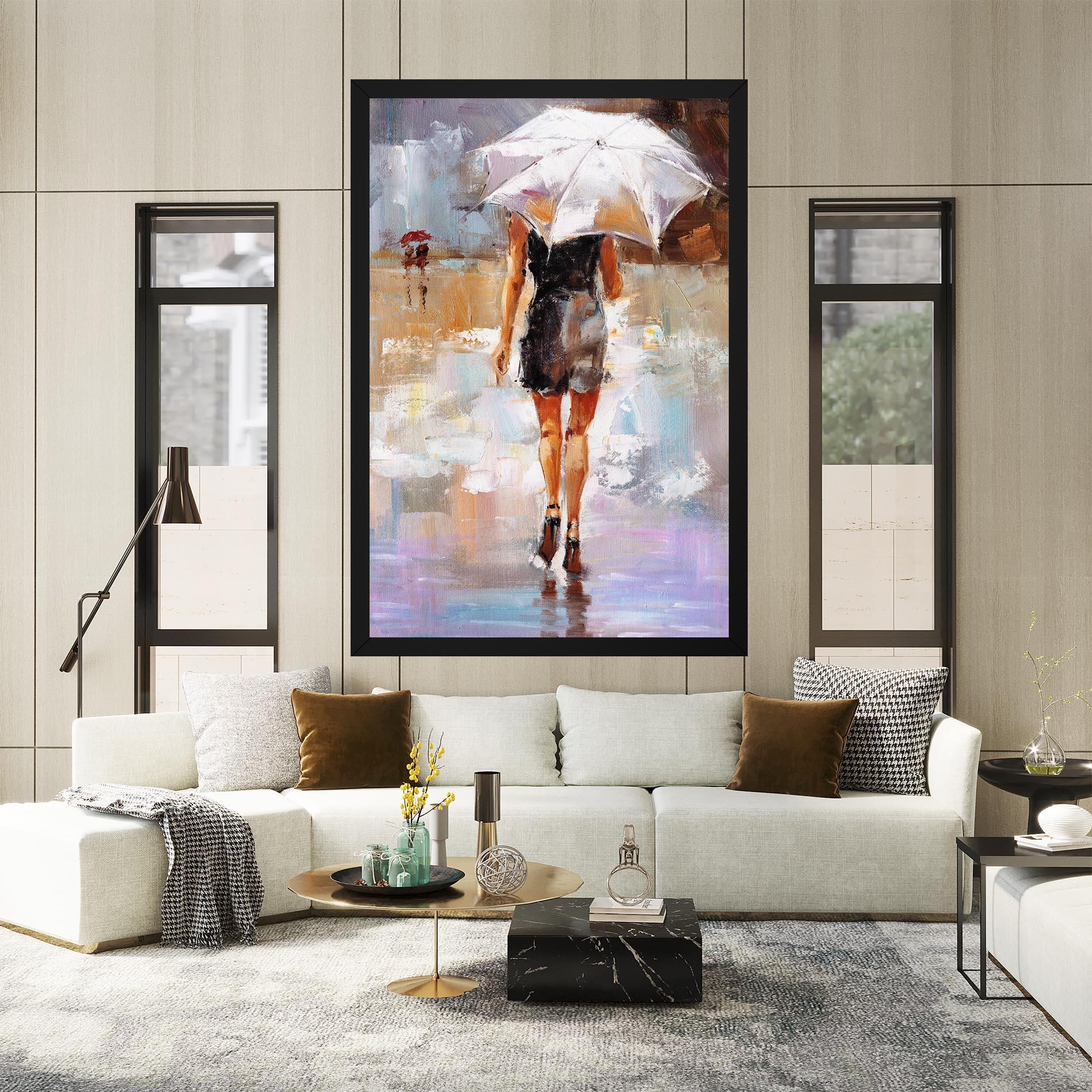 Leinwandbild Fashion Lady mockup 2