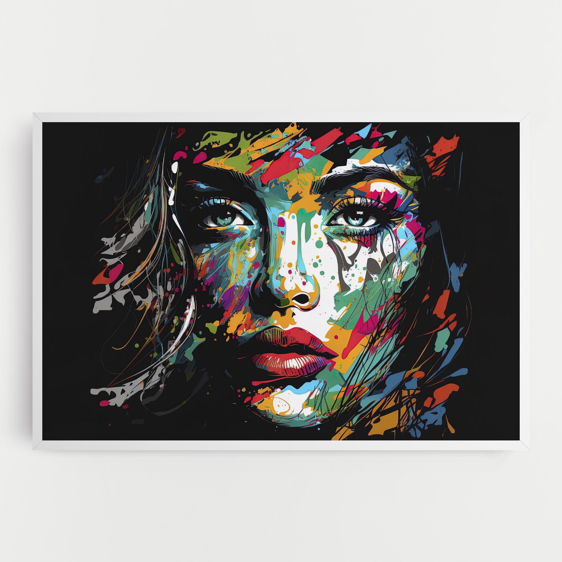 Leinwandbild Abstract Stylish Portrait mockup 0
