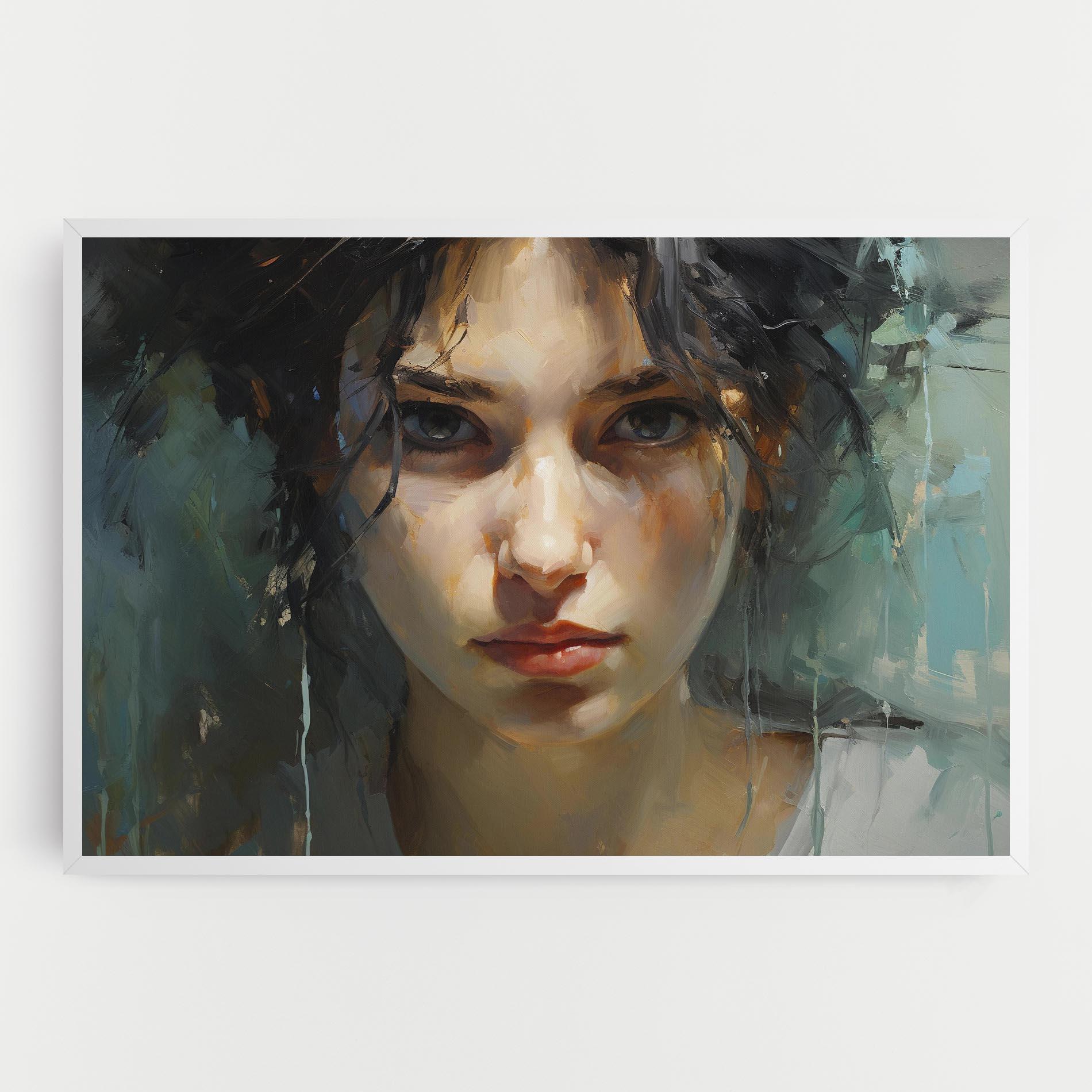 Leinwandbild Intense Portrait mockup 0