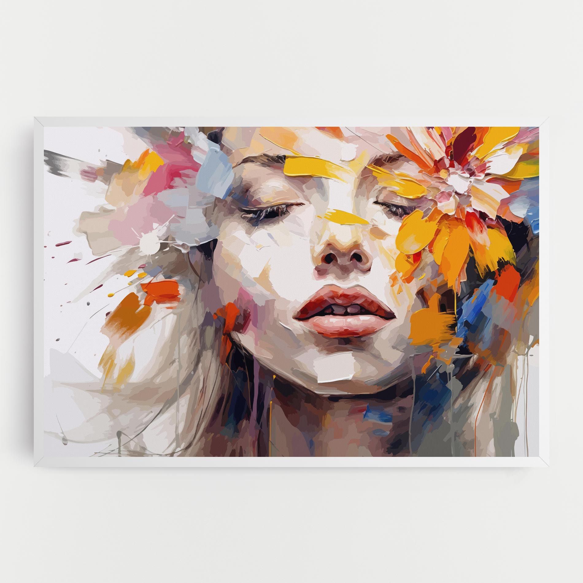 Oil Flower Portrait mockup 0