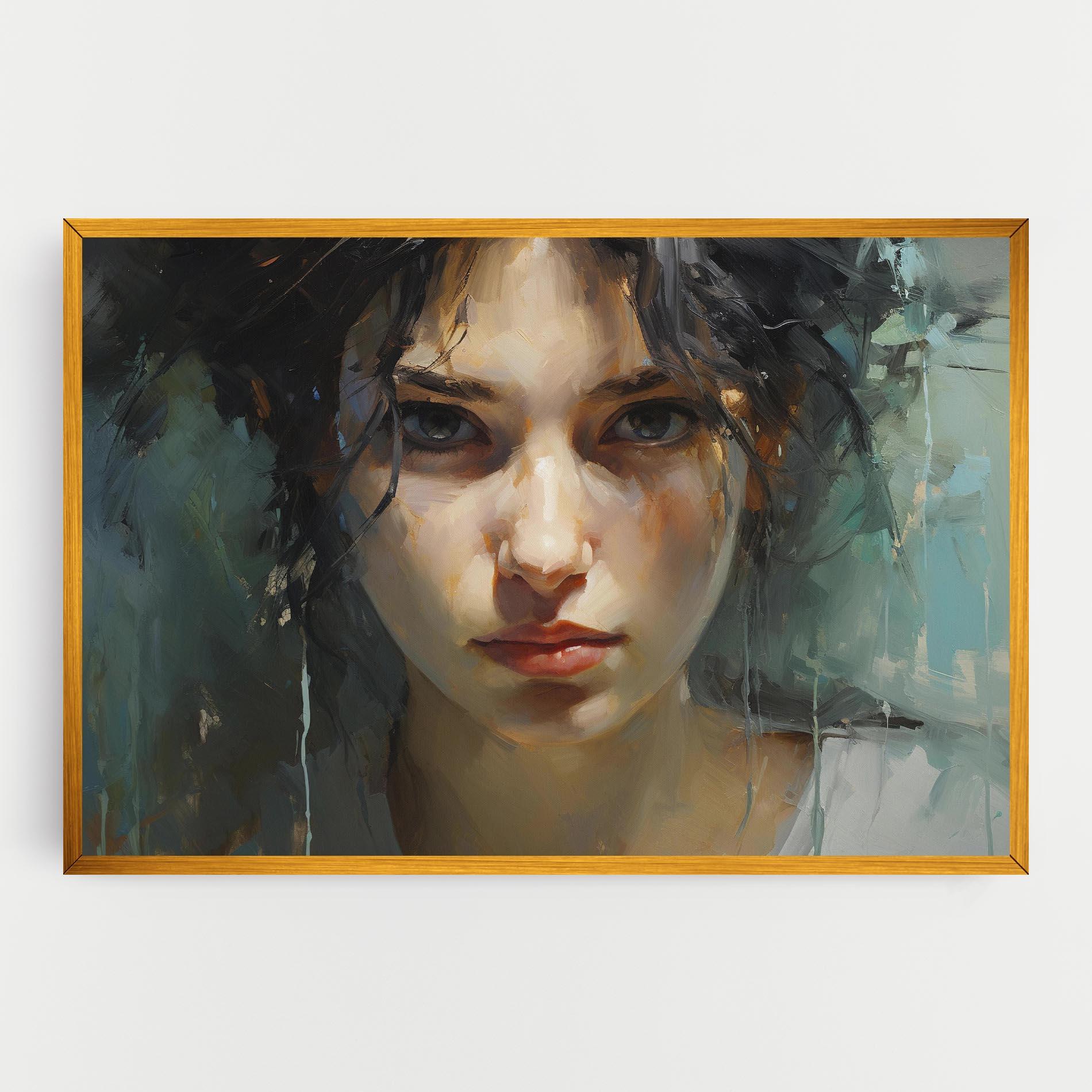 Leinwandbild Intense Portrait mockup 0