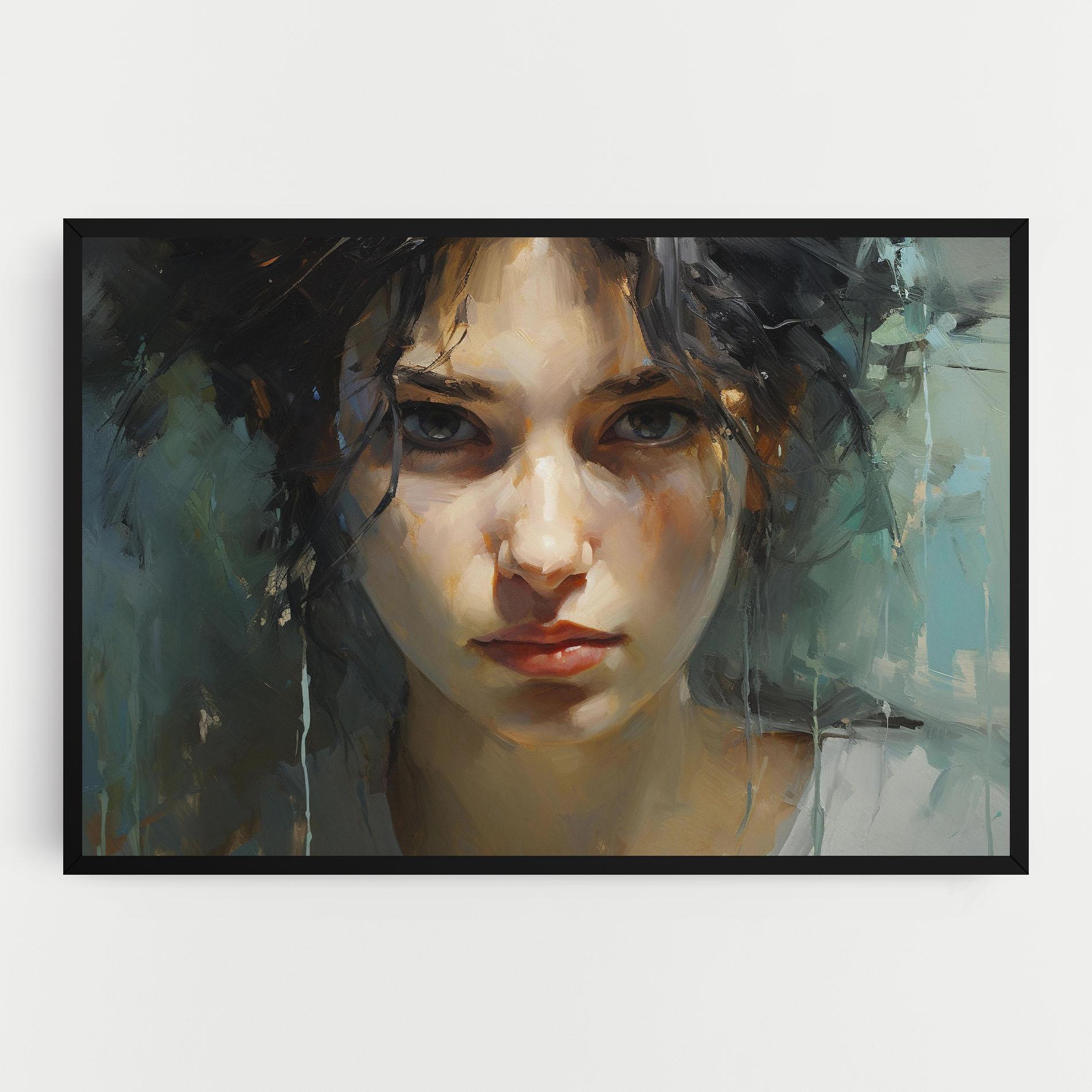 Leinwandbild Intense Portrait mockup 0