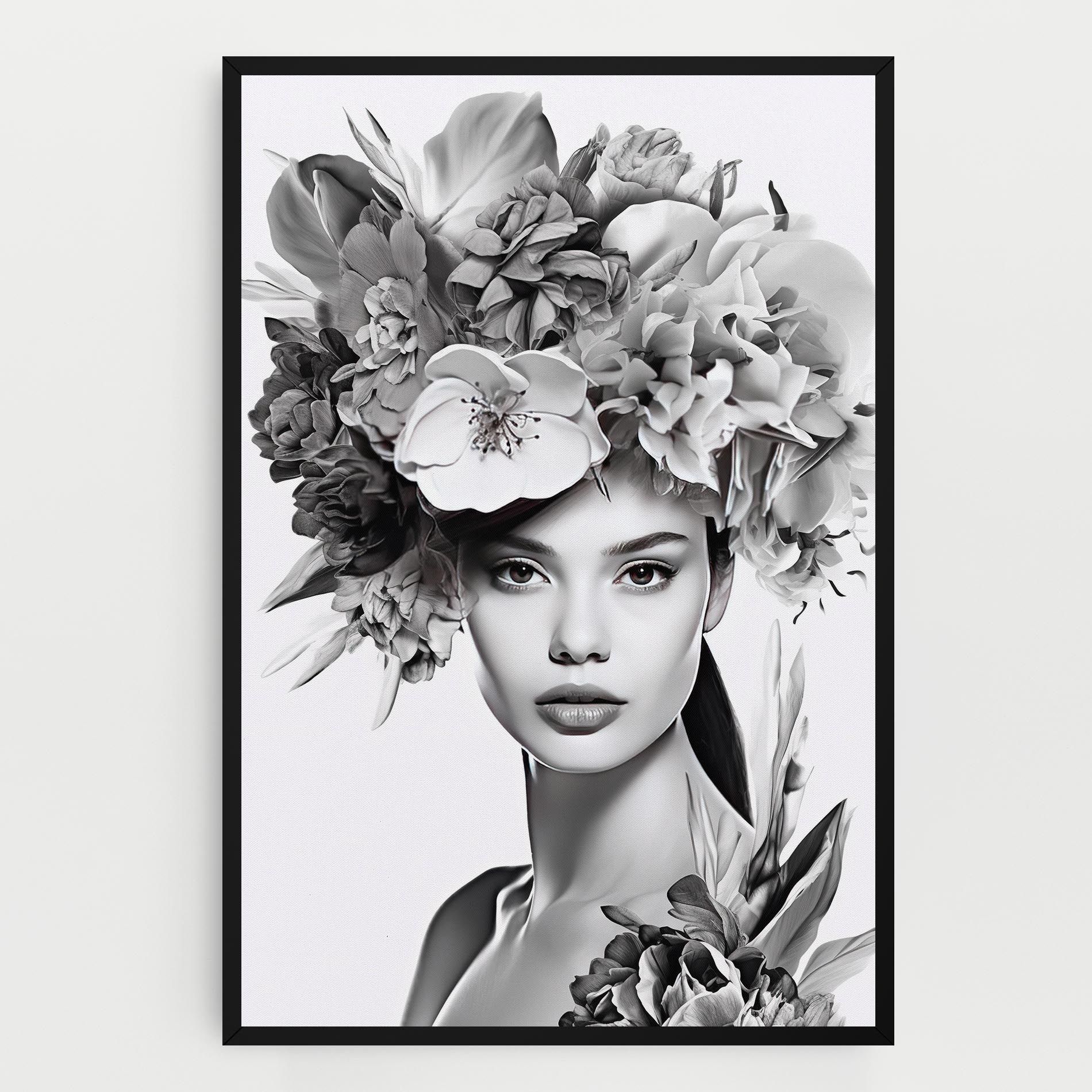 Flower Crown Woman mockup 0