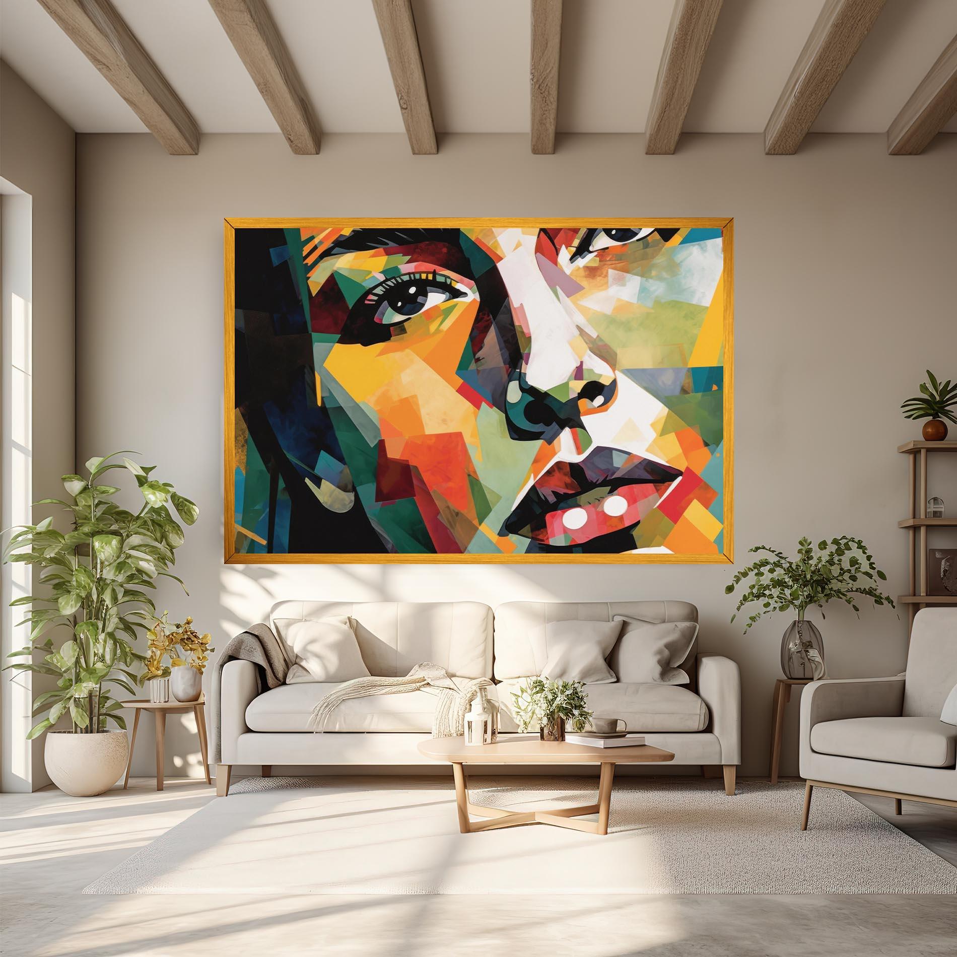 Leinwandbild Neoexpressionism mockup 6