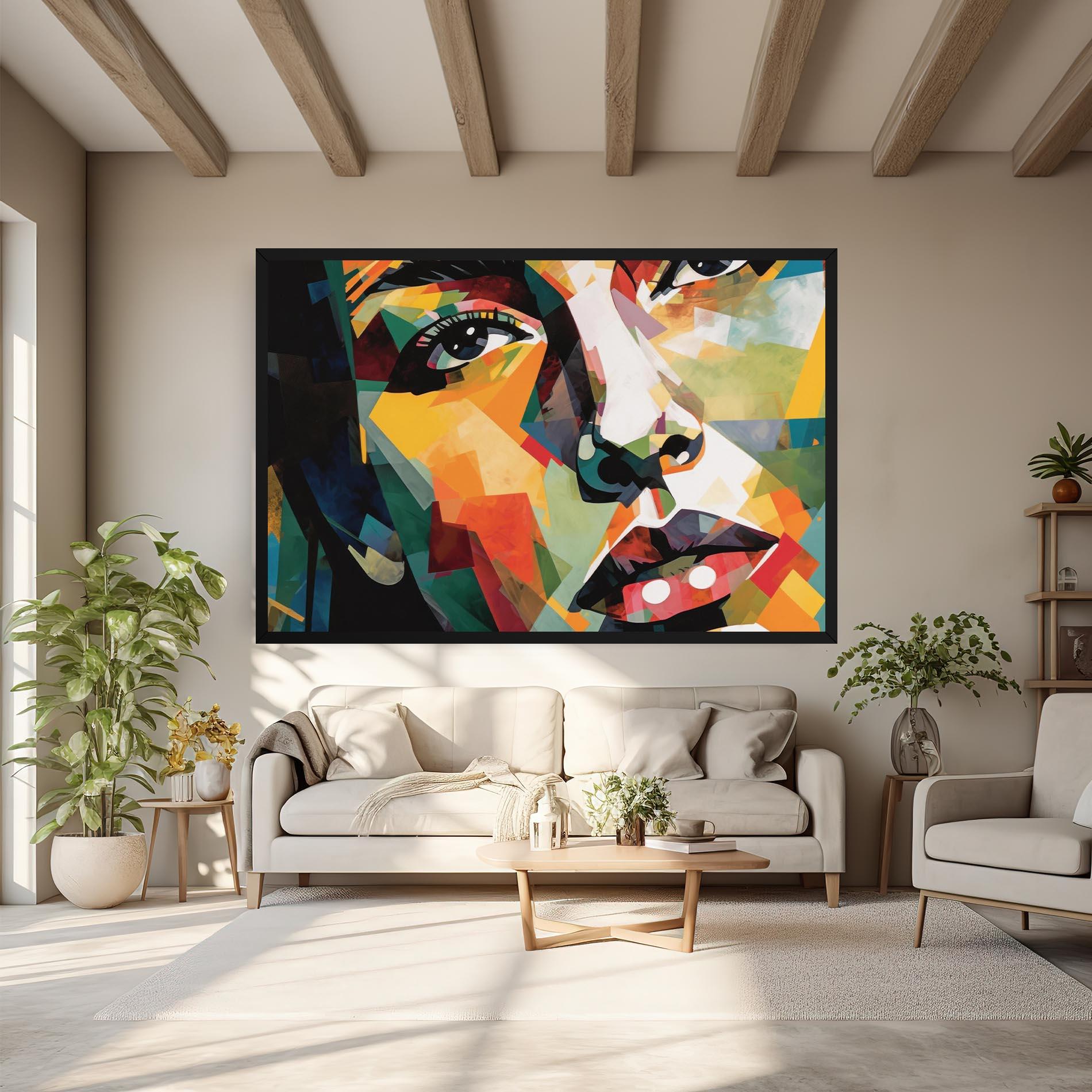 Leinwandbild Neoexpressionism mockup 6