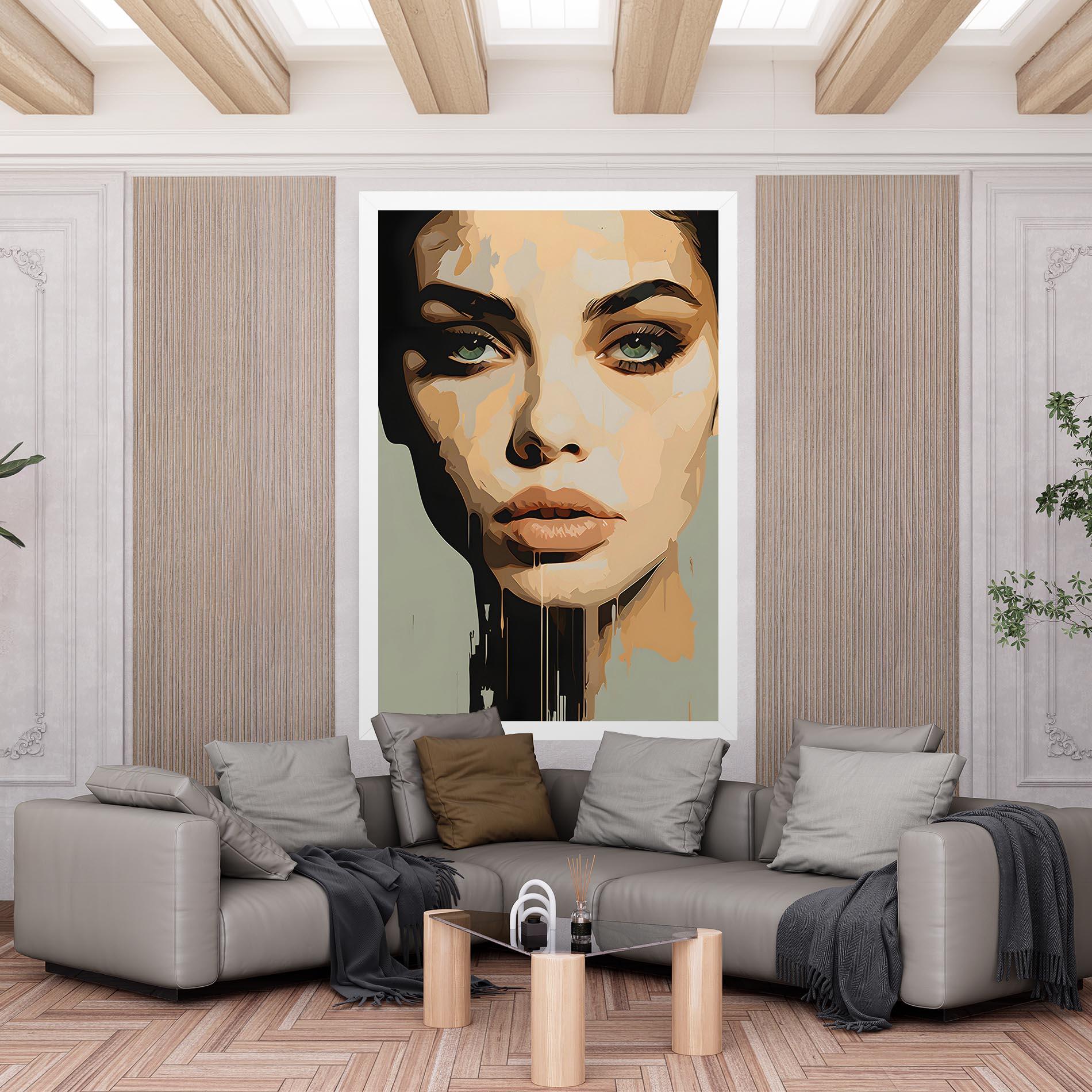 Leinwandbild Apologetic Face mockup 6