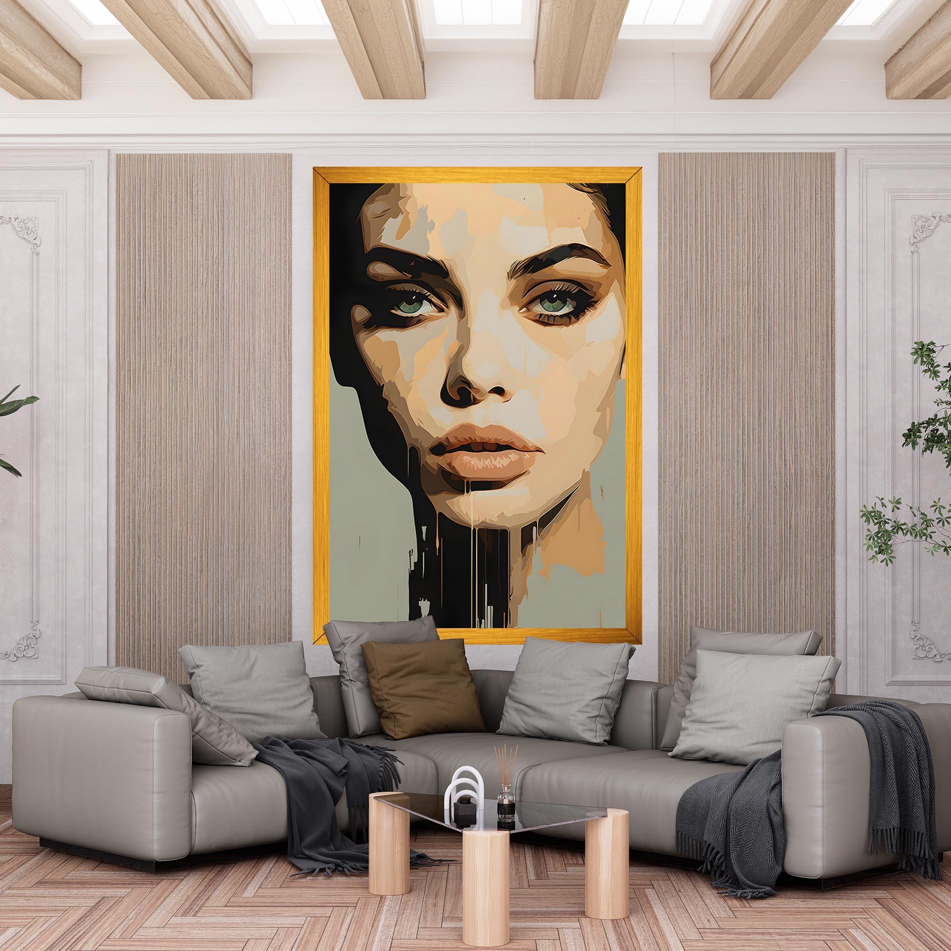 Leinwandbild Apologetic Face mockup 6