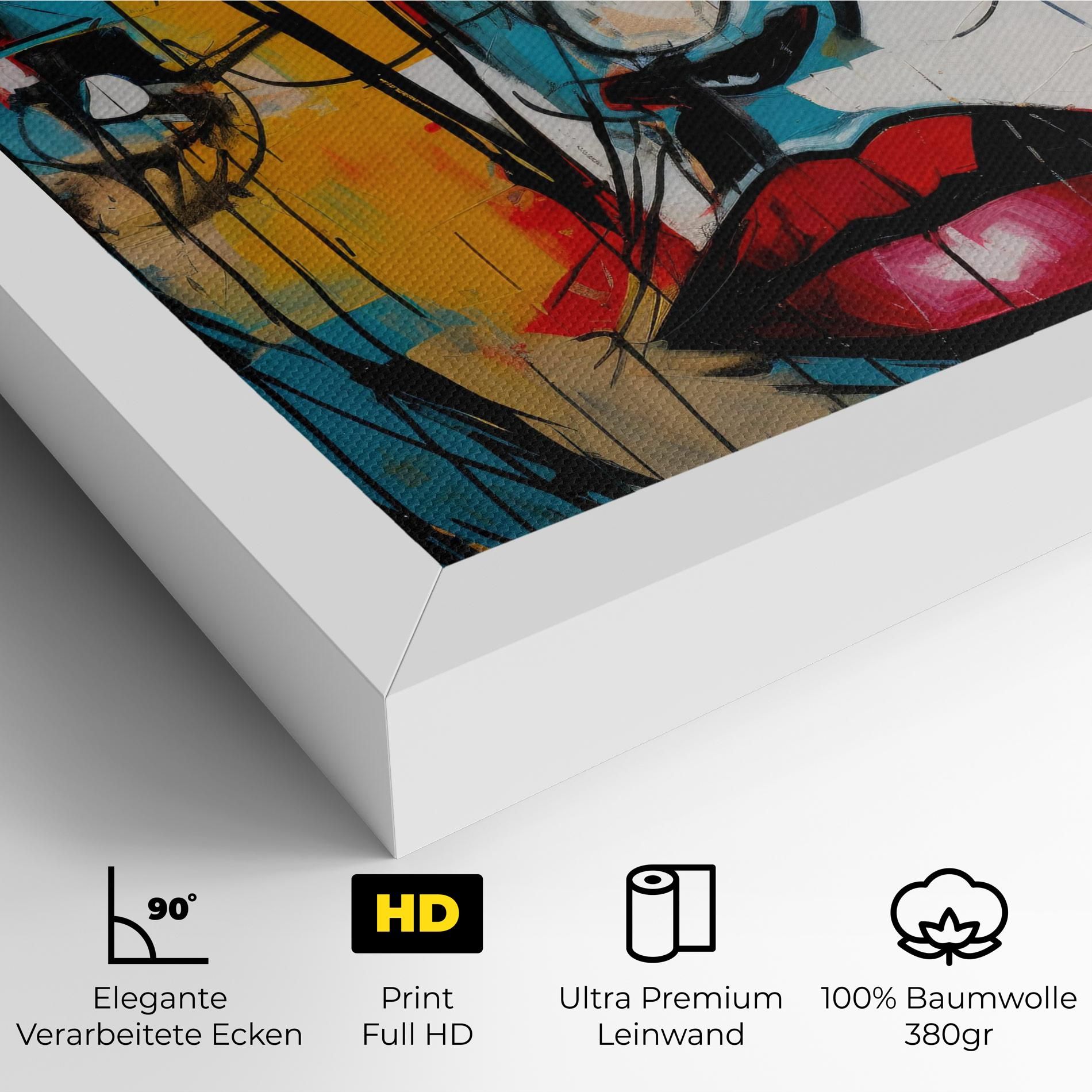 Abstract Drawing Portret mockup 4