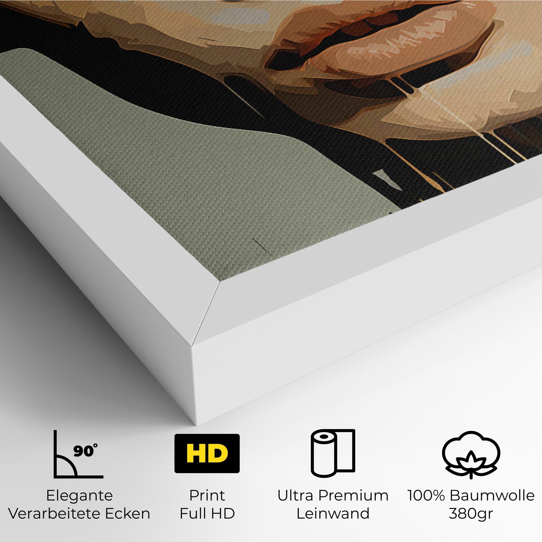 Leinwandbild Apologetic Face mockup 4