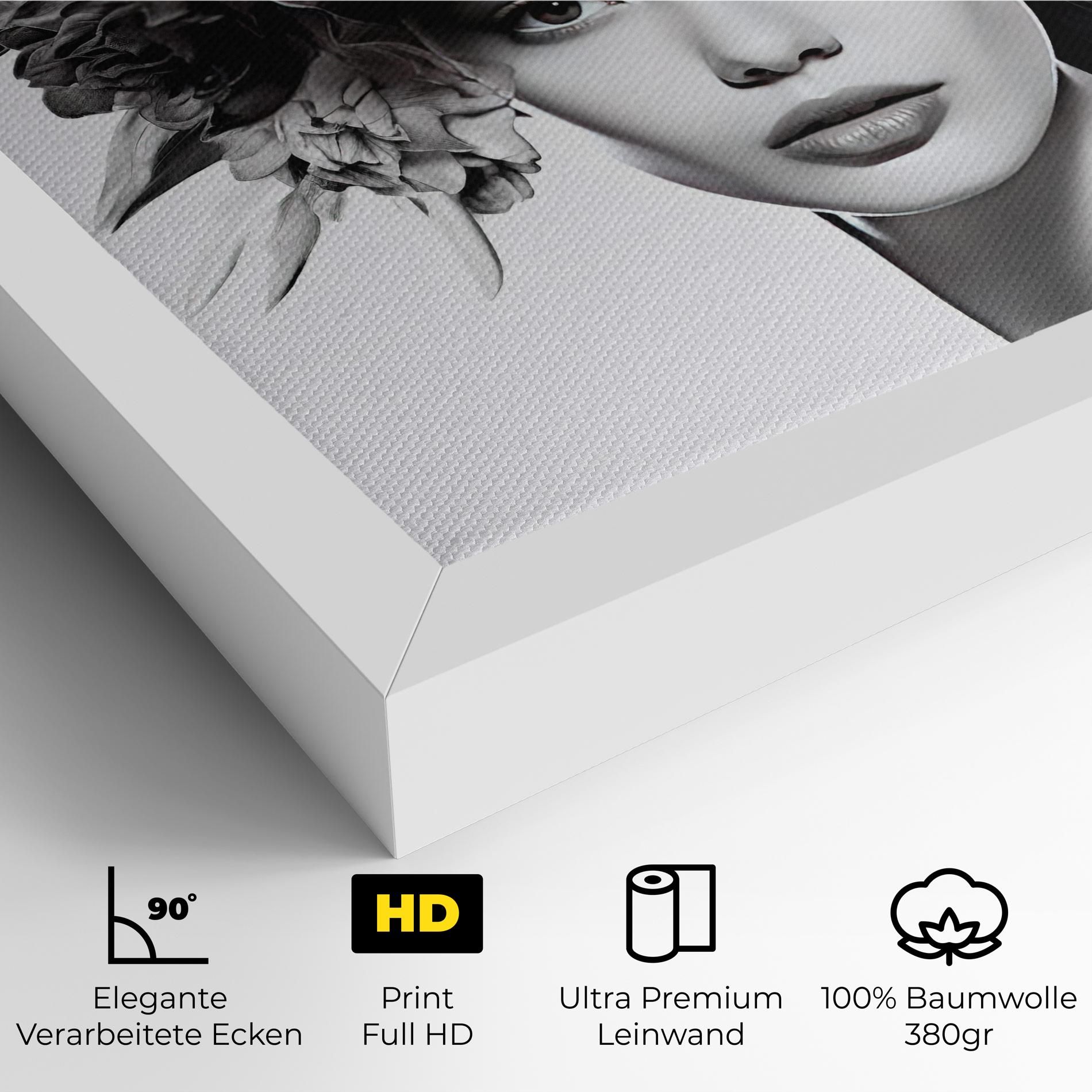 Flower Crown Woman mockup 4