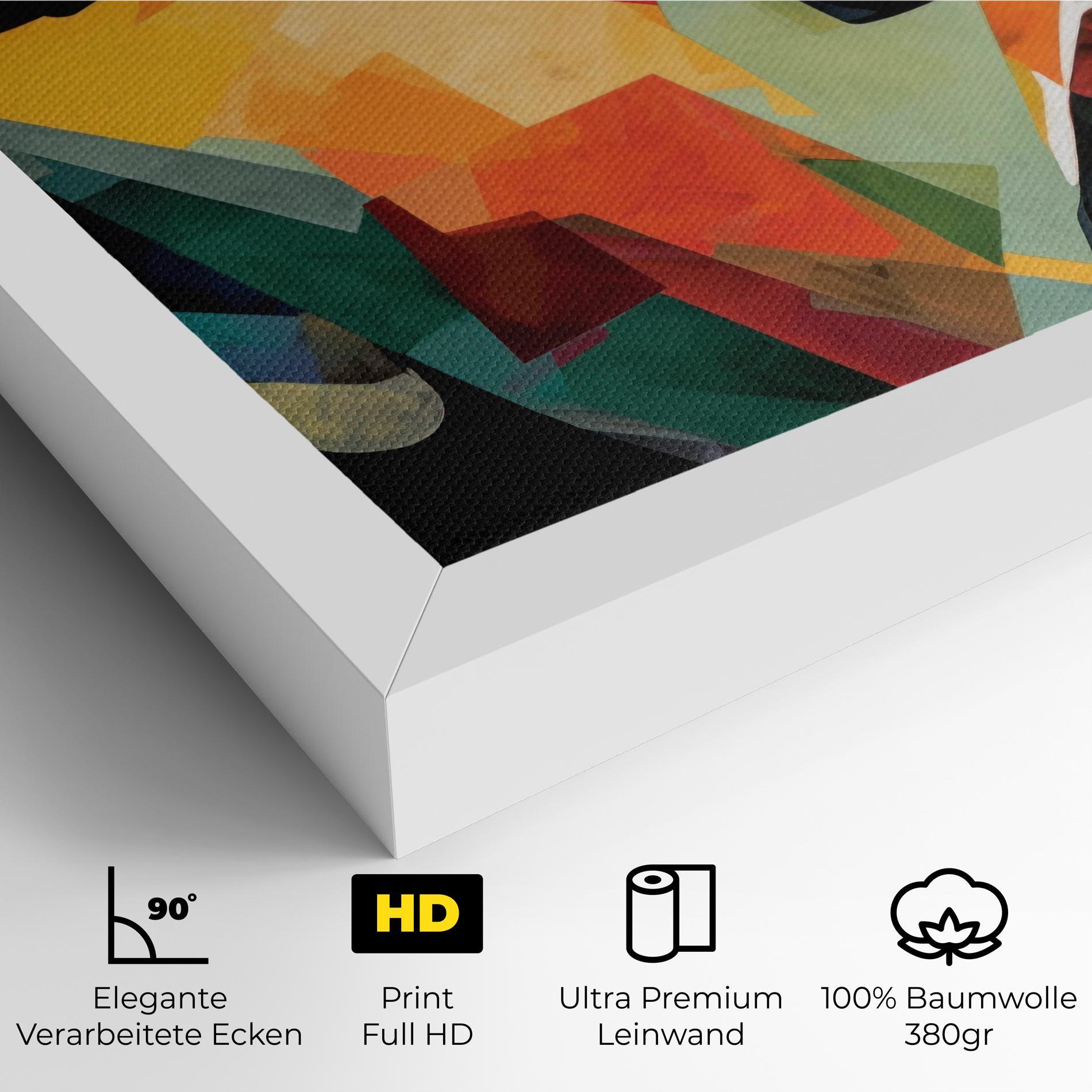 Leinwandbild Neoexpressionism mockup 4