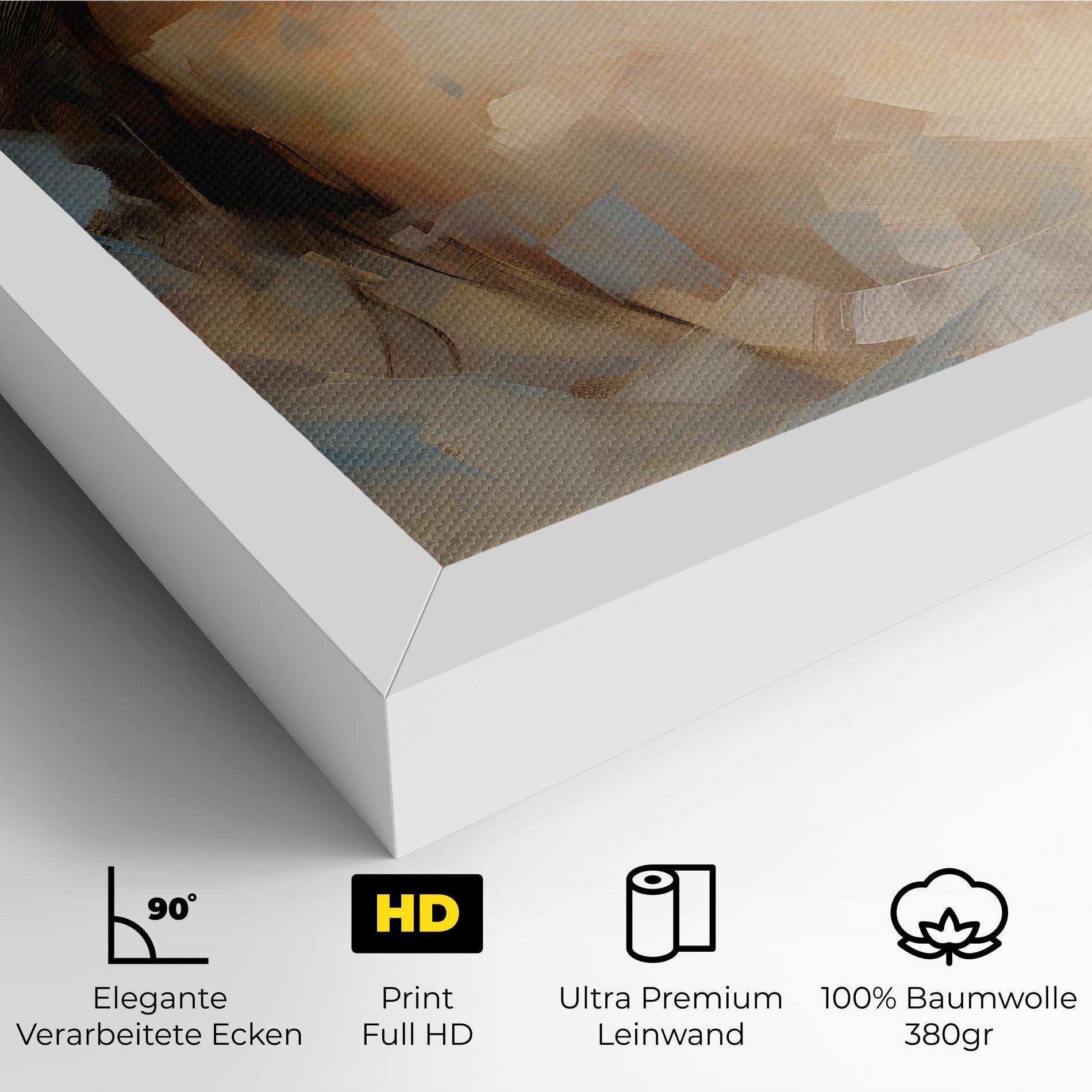 Leinwandbild Pupil Blue Iris mockup 4