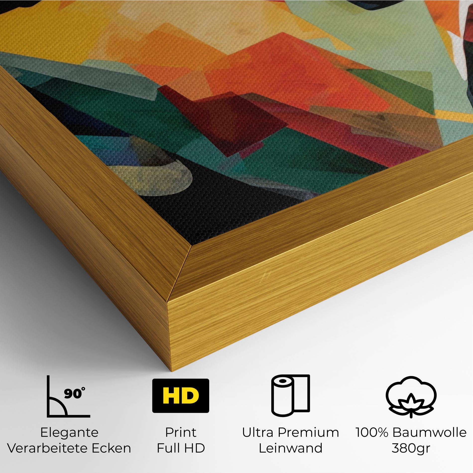 Leinwandbild Neoexpressionism mockup 4