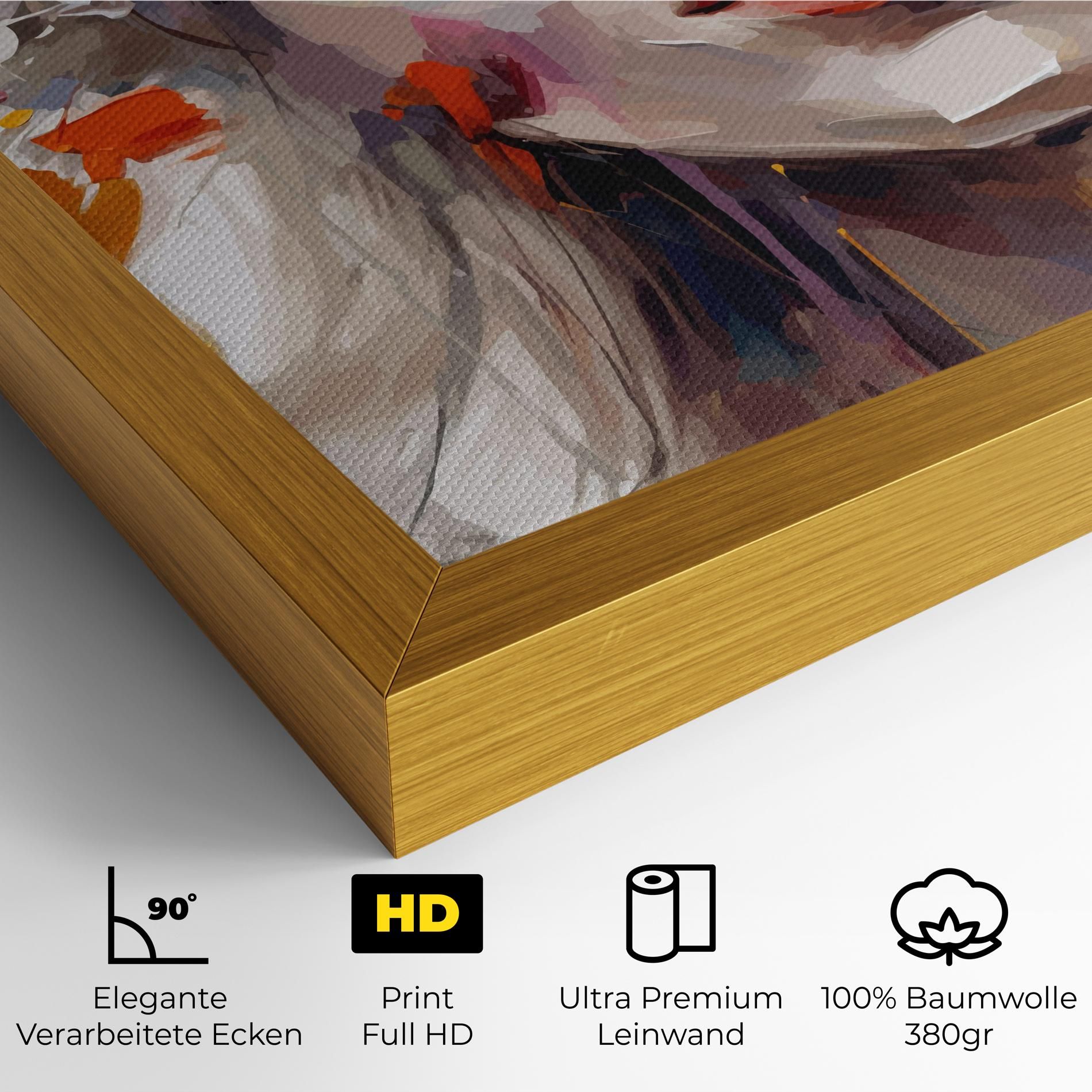 Oil Flower Portrait mockup 4