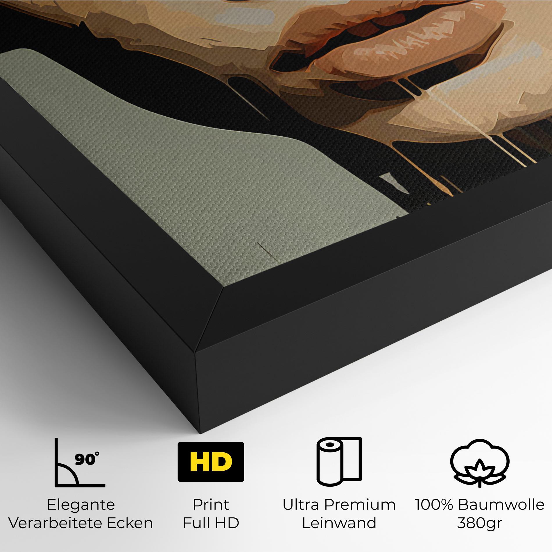 Leinwandbild Apologetic Face mockup 4