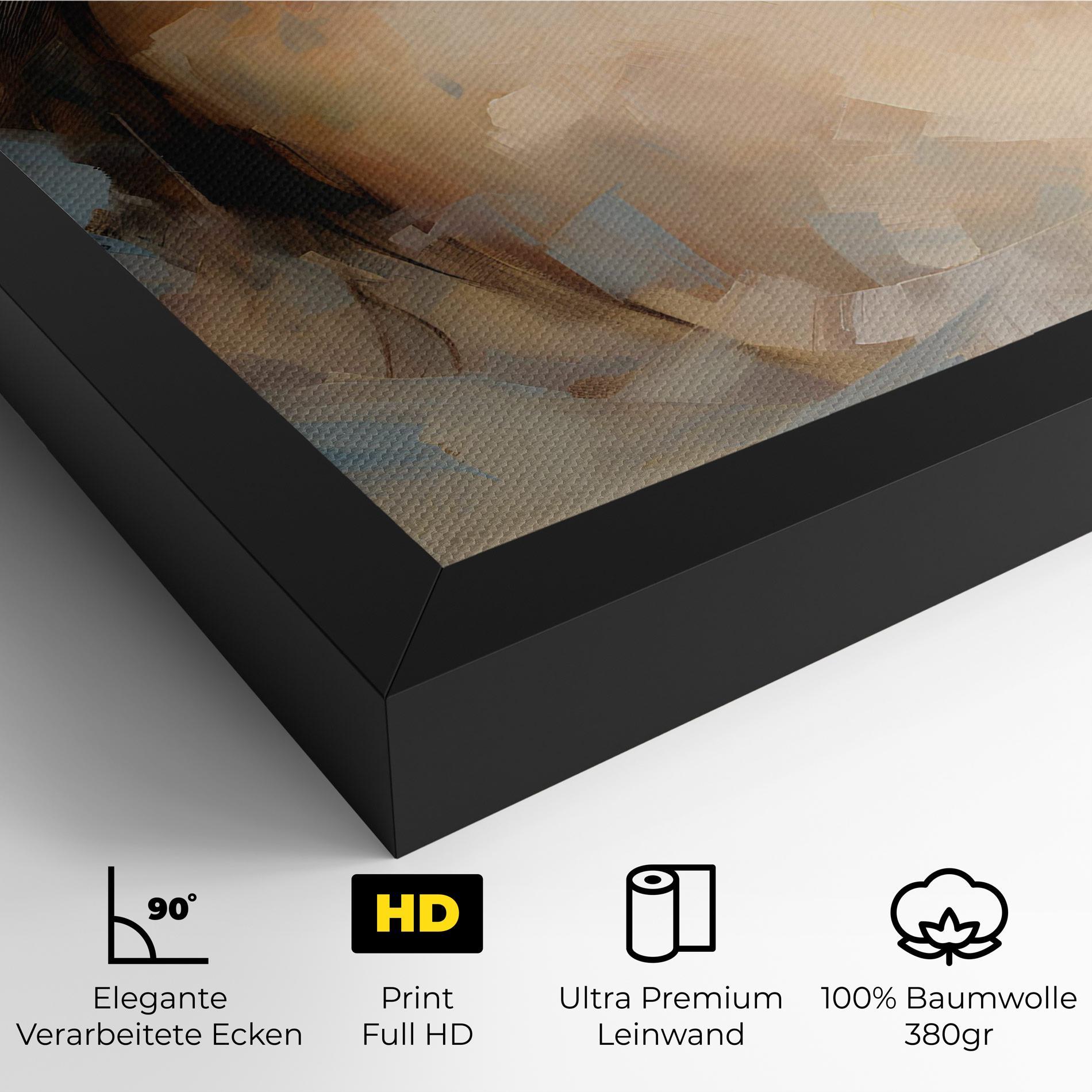 Leinwandbild Pupil Blue Iris mockup 4