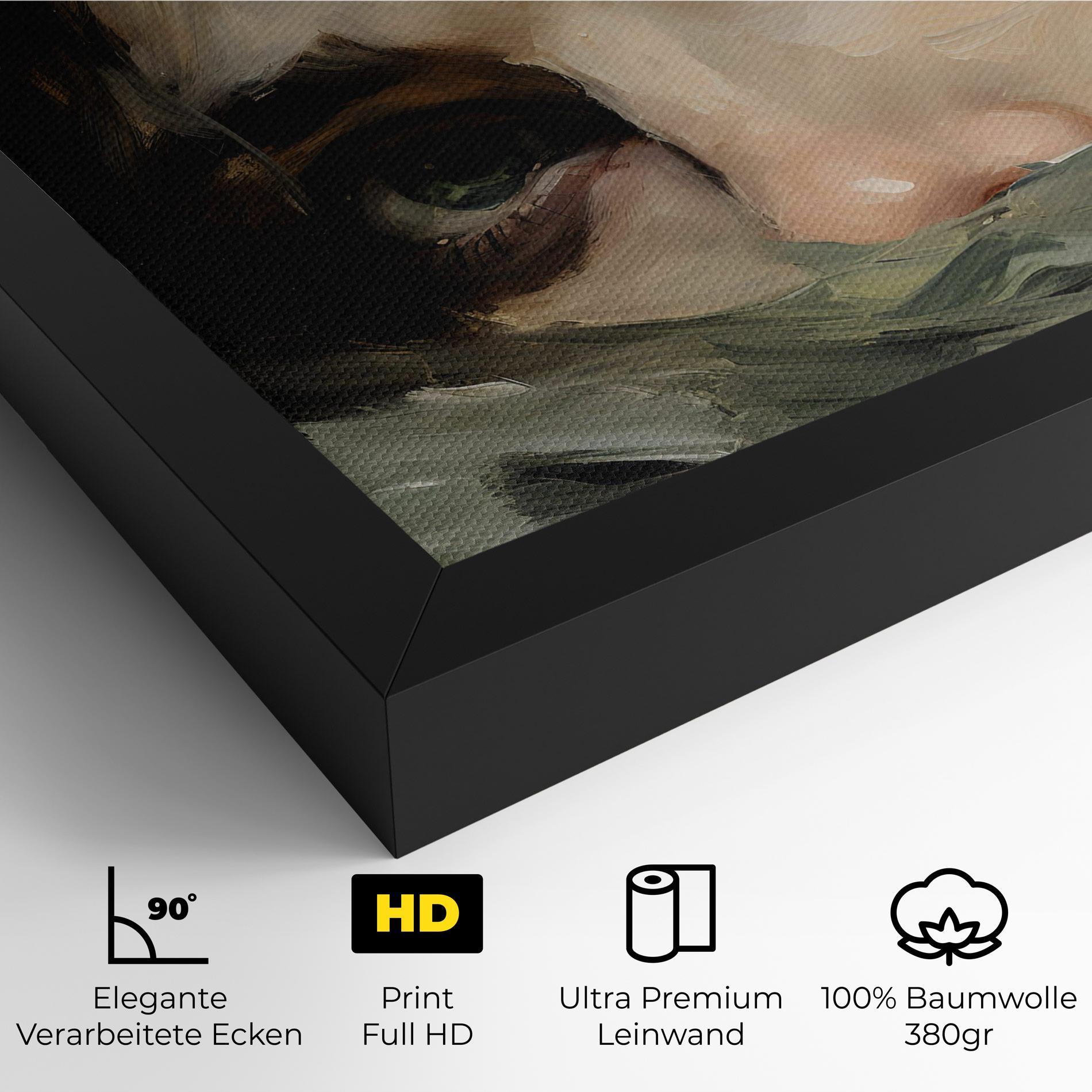 Leinwandbild Pupil Green Iris mockup 4