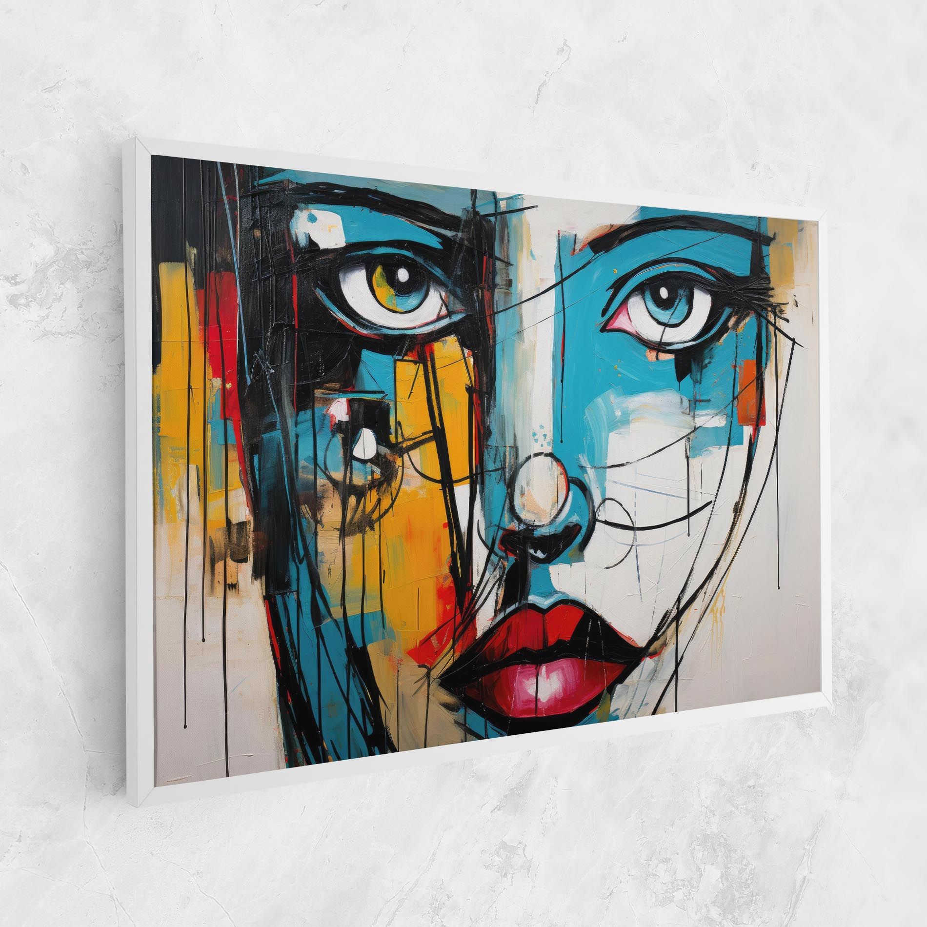 Abstract Drawing Portret mockup 1