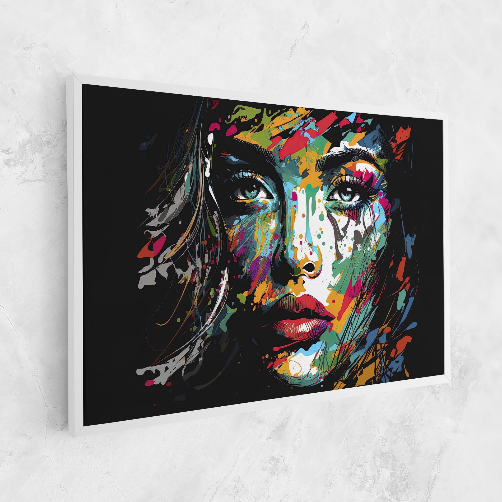 Leinwandbild Abstract Stylish Portrait mockup 1