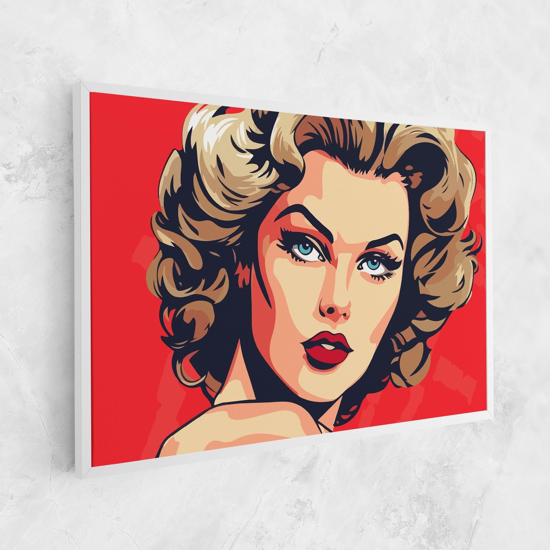 Blue Eyes Portrait mockup 1