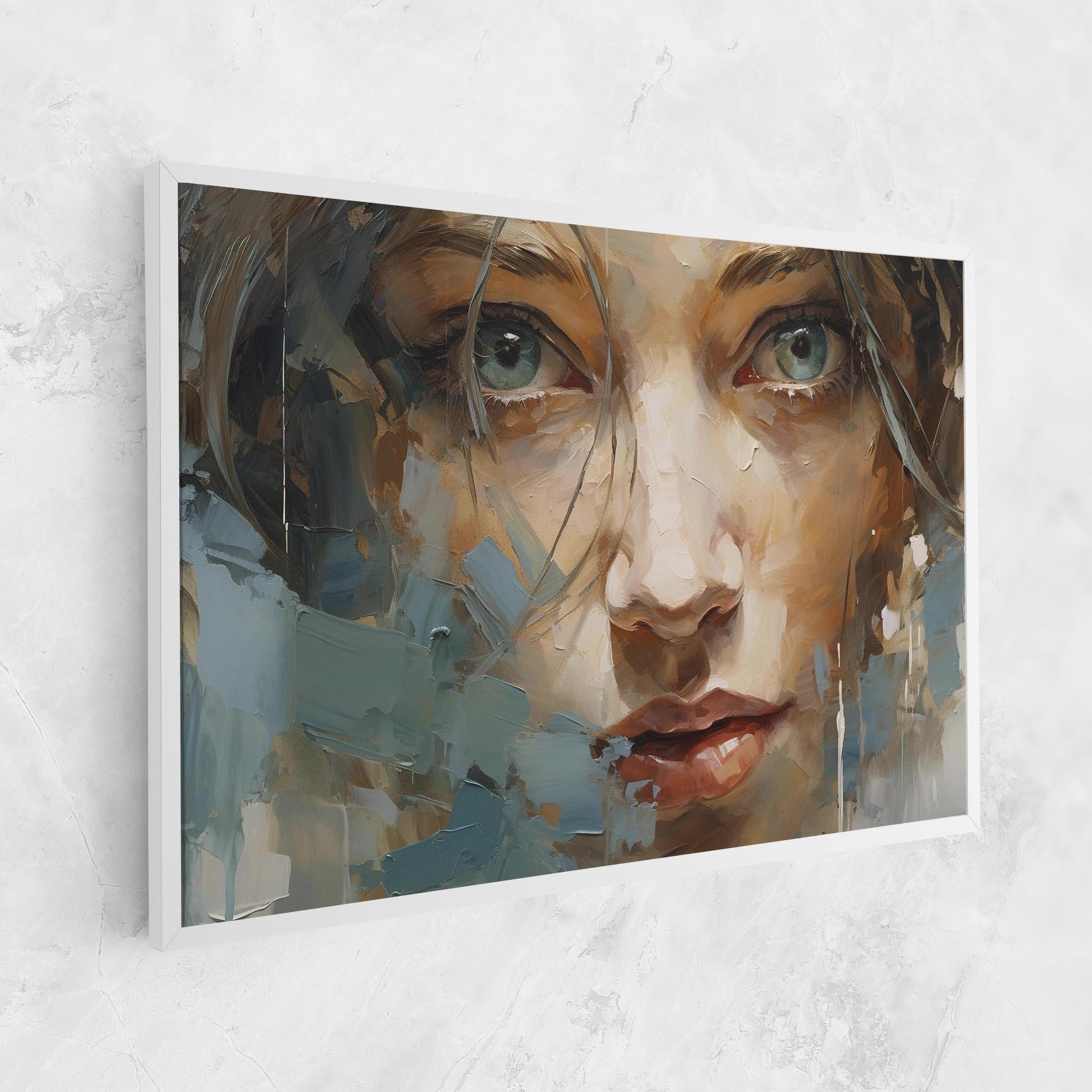 Leinwandbild Expressive Portrait mockup 1