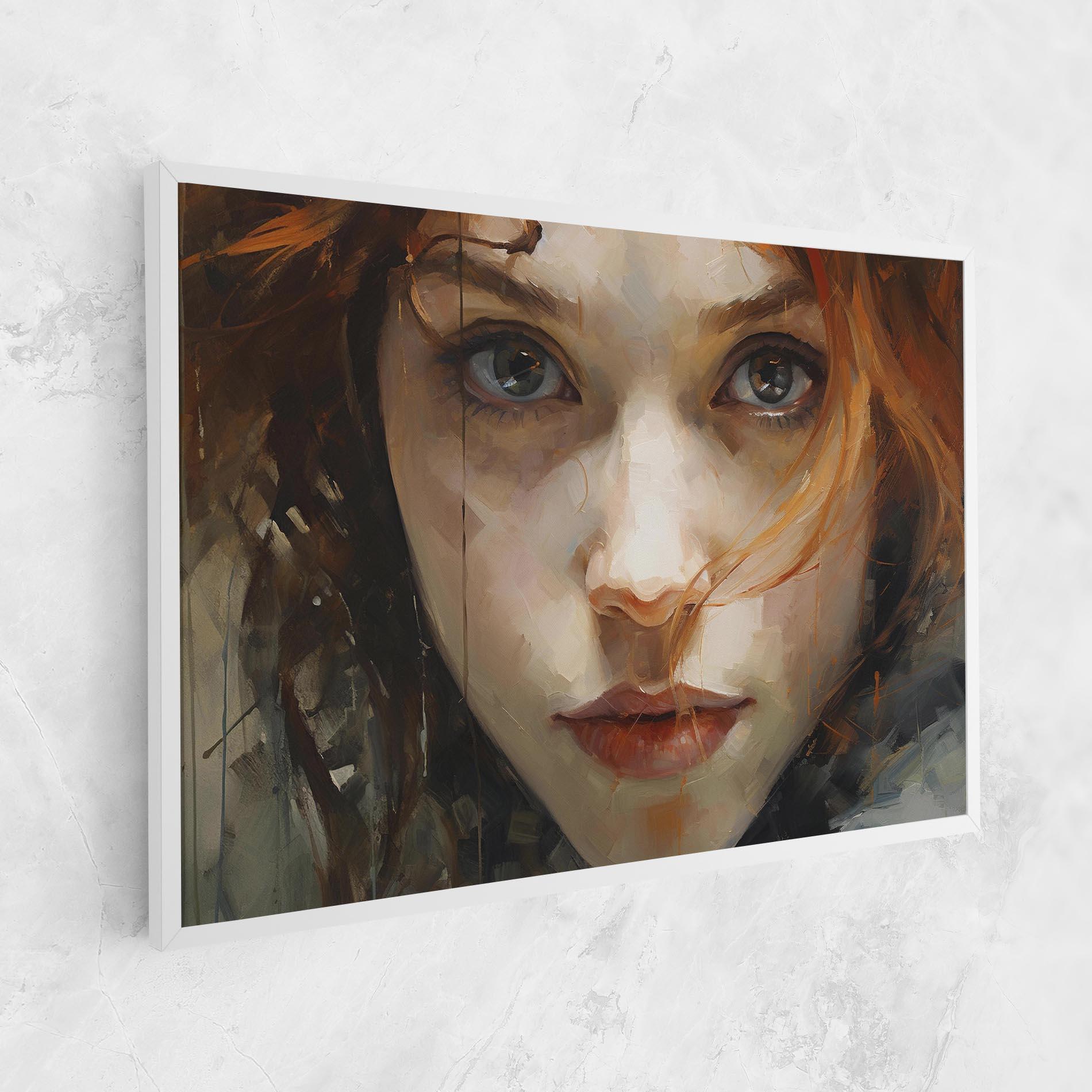 Leinwandbild Portrait Oil Painting mockup 1