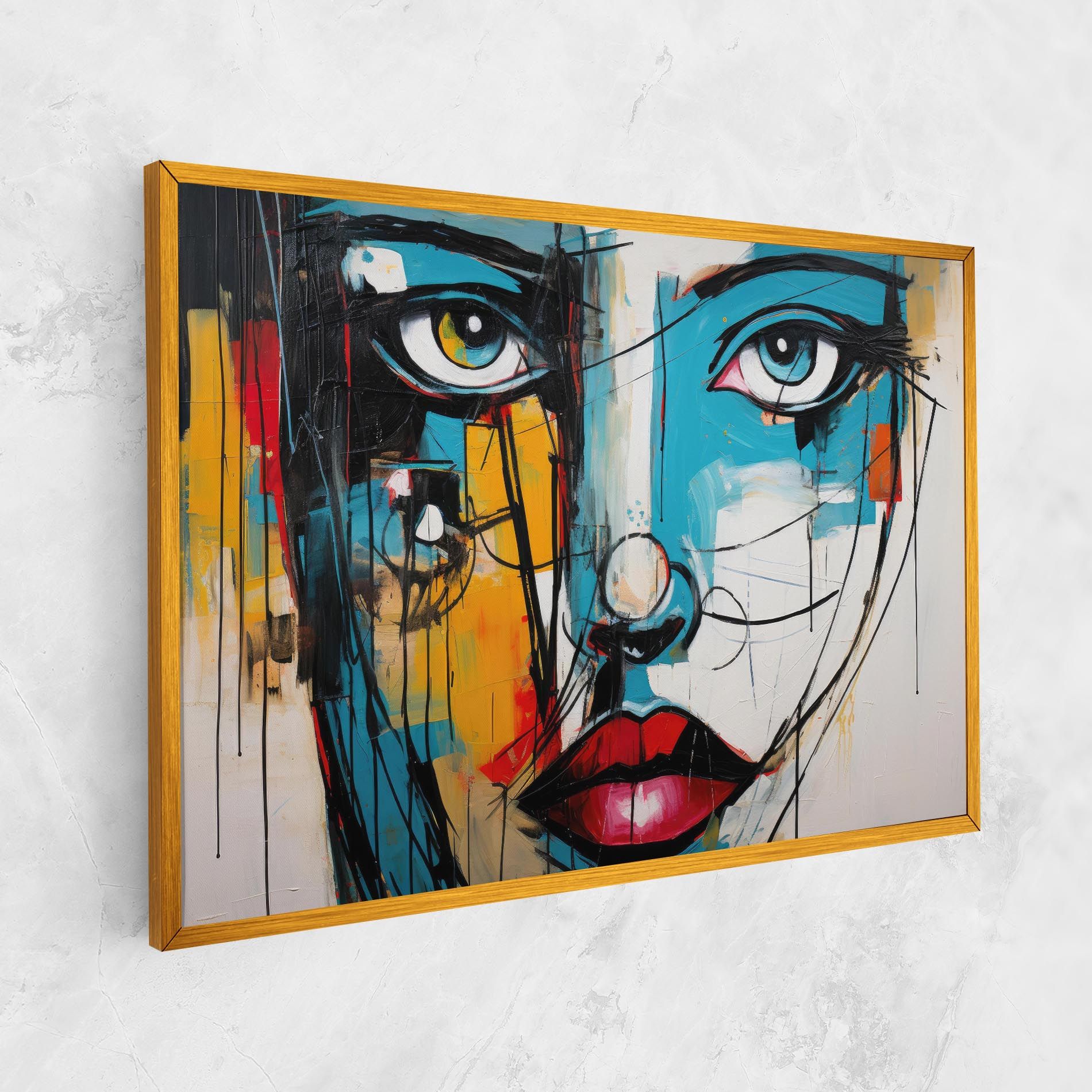 Abstract Drawing Portret mockup 1
