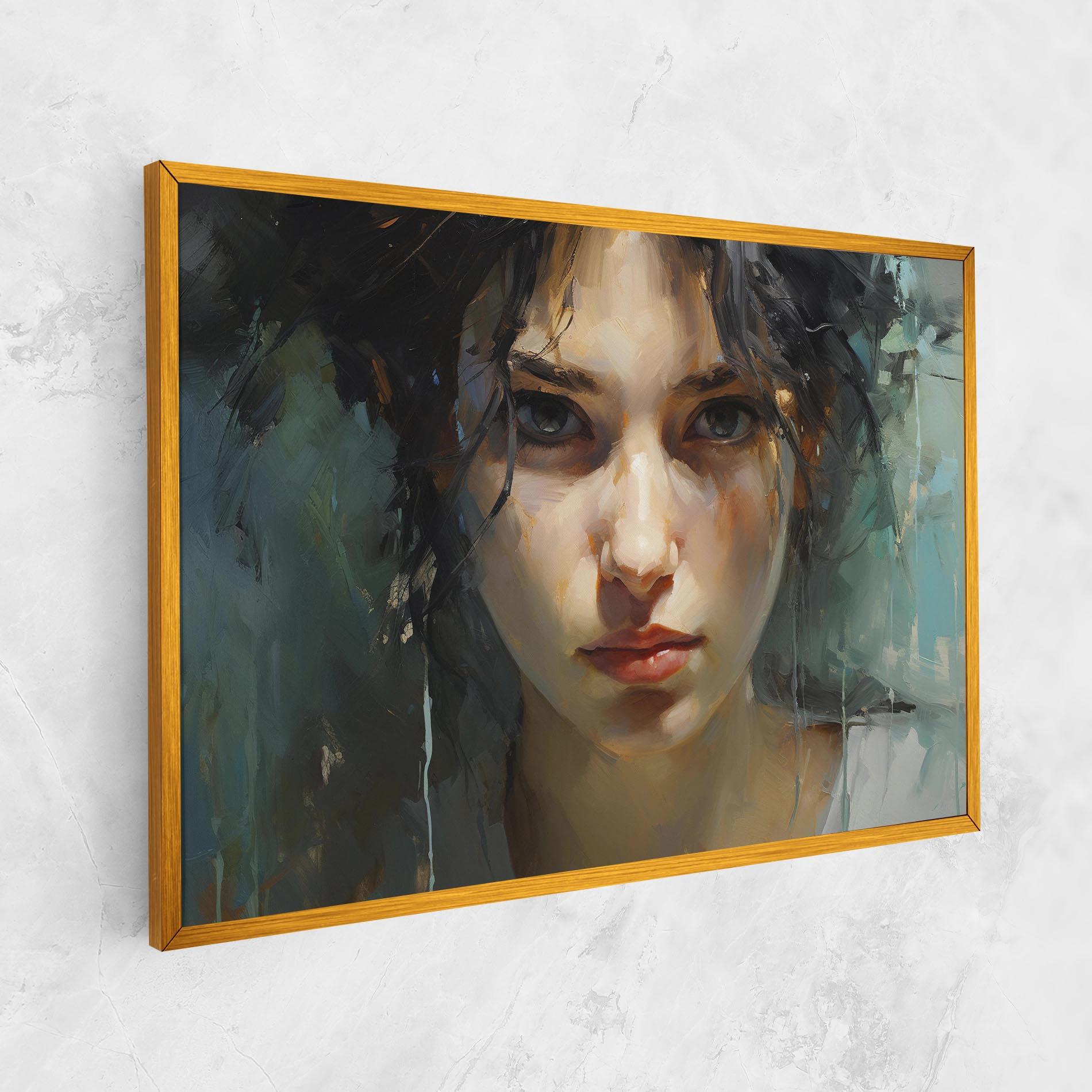 Leinwandbild Intense Portrait mockup 1